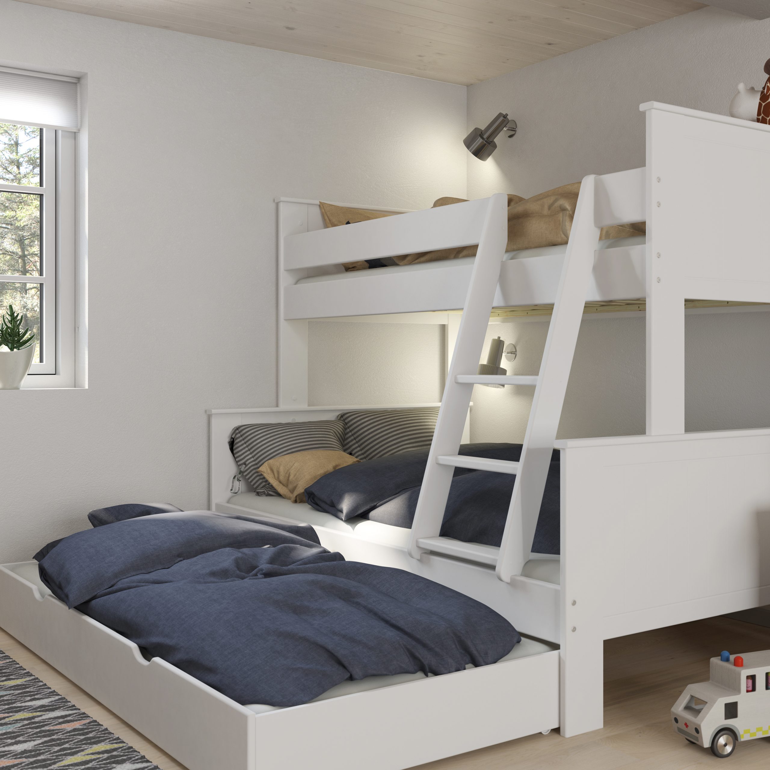 Alba Family Bunk White - Image 5