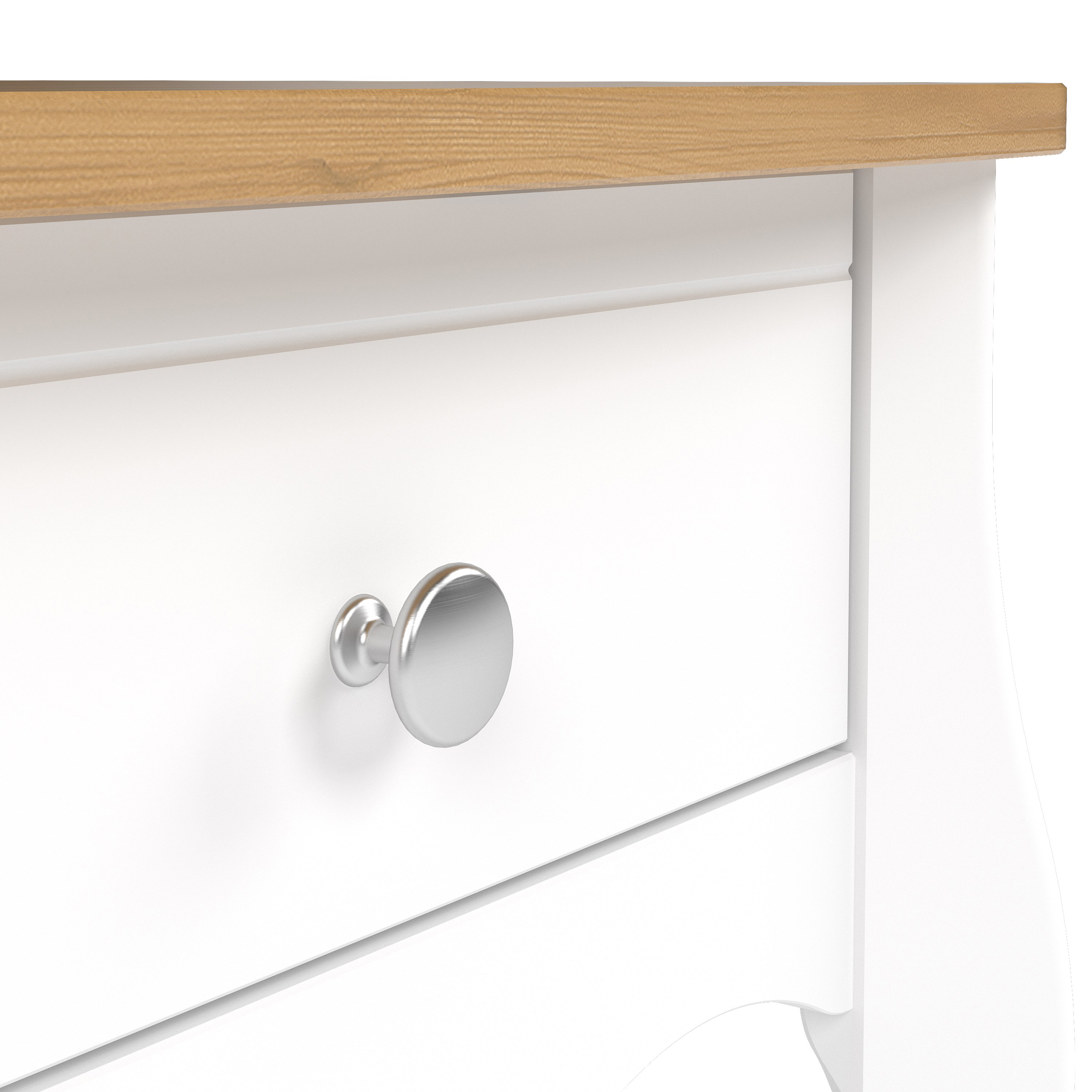 Baroque Nightstand in Pure White Iced Coffee Lacquer - Image 5