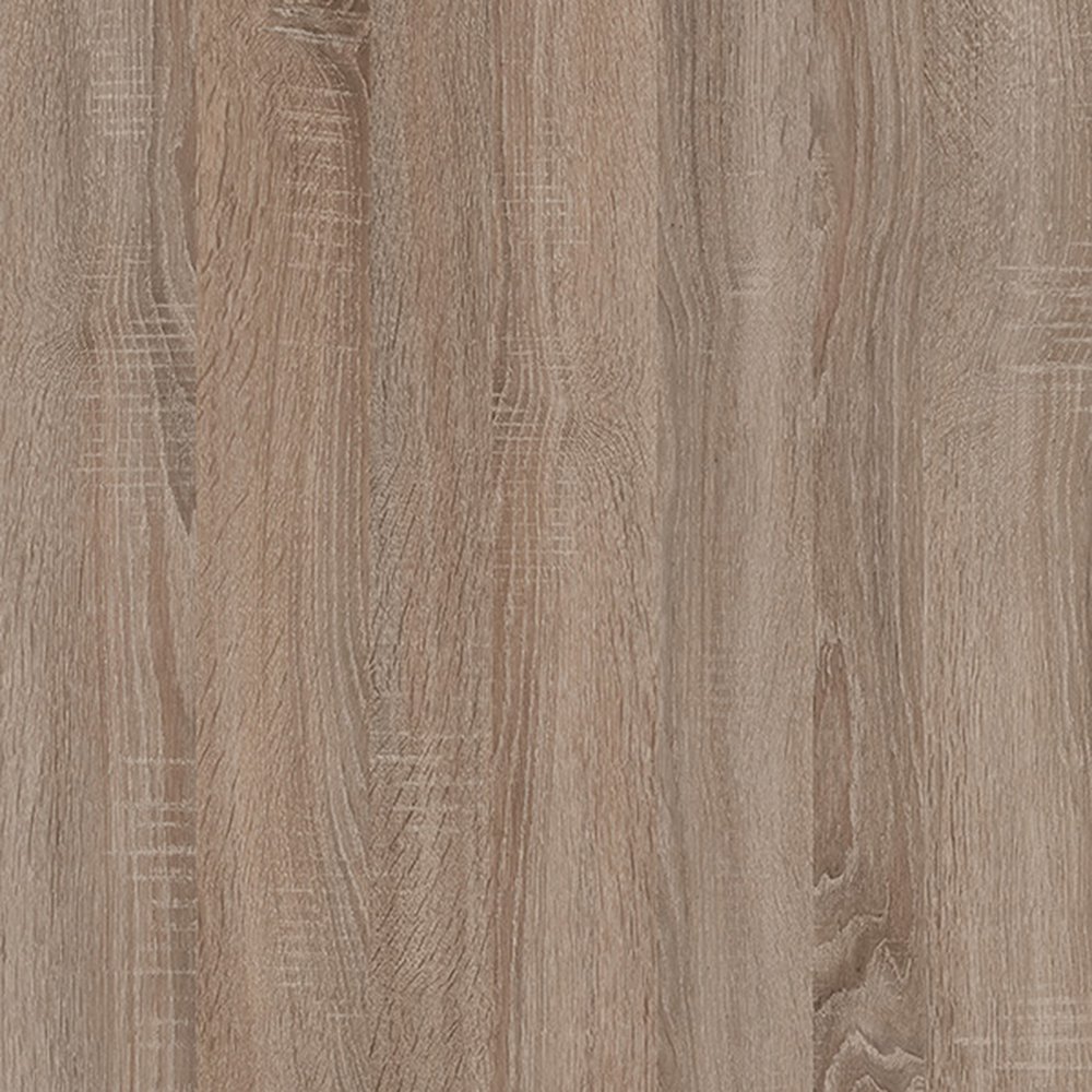 Chelsea Living Wall Shelf in White with a Truffle Oak Trim - Image 6