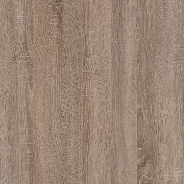 Chelsea Bedroom 2 Drawer Bedside in White with a Truffle Oak Trim - Image 4