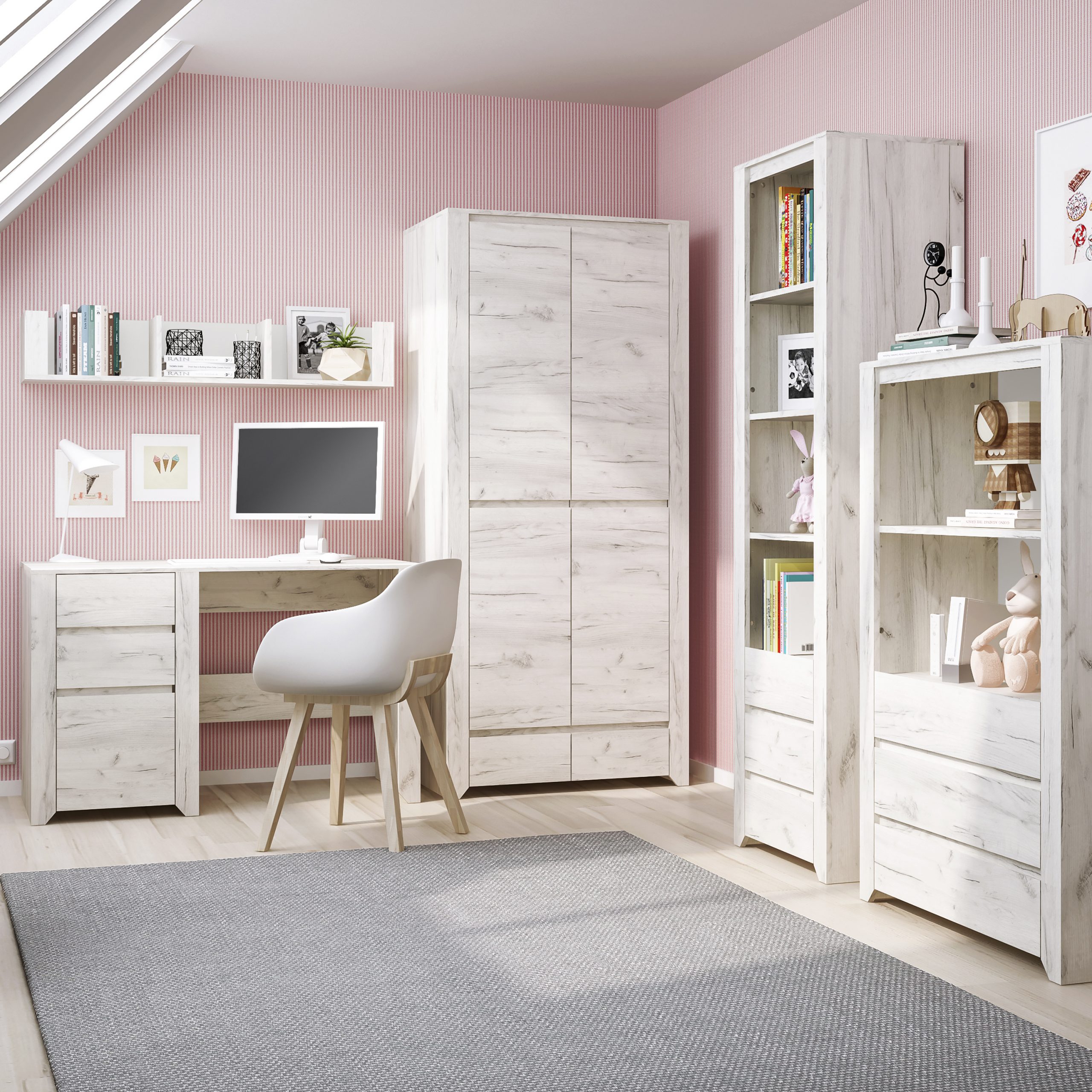 Angel 2 Door 2 Drawer Fitted Wardrobe - Image 3