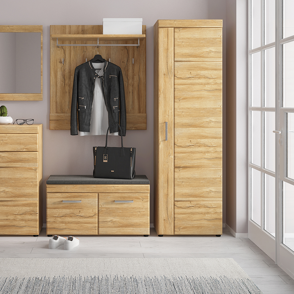 Cortina Tall Cupboard (RH) in Grandson Oak - Image 2