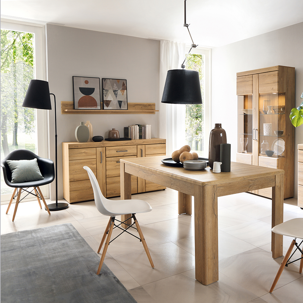 Cortina Wall Shelf 156cm in Grandson Oak - Image 5