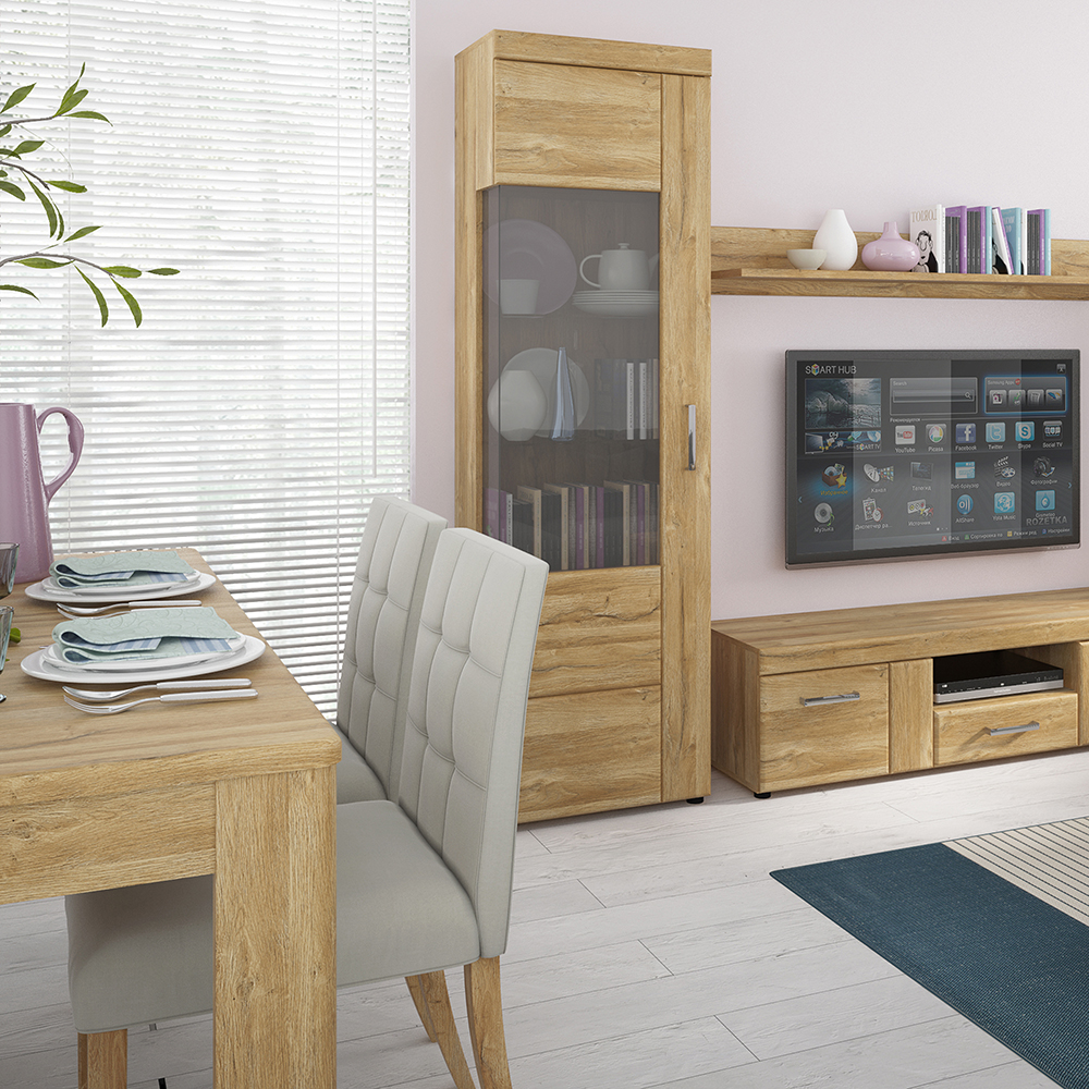 Cortina Extending Dining Table 160-200cm in Grandson Oak - Image 2