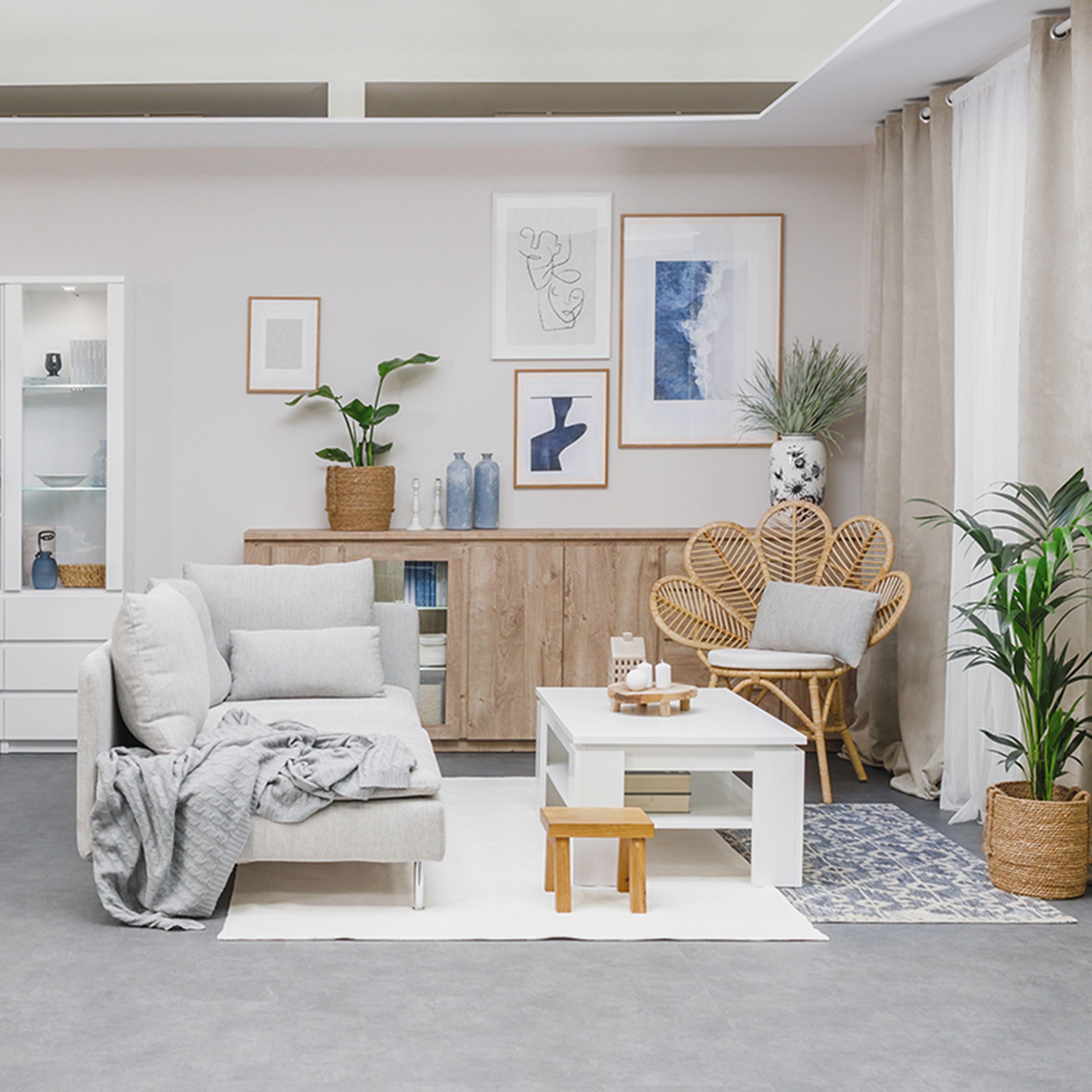 Fribo 2 Door 4 Drawer Sideboard in Oak - Image 2