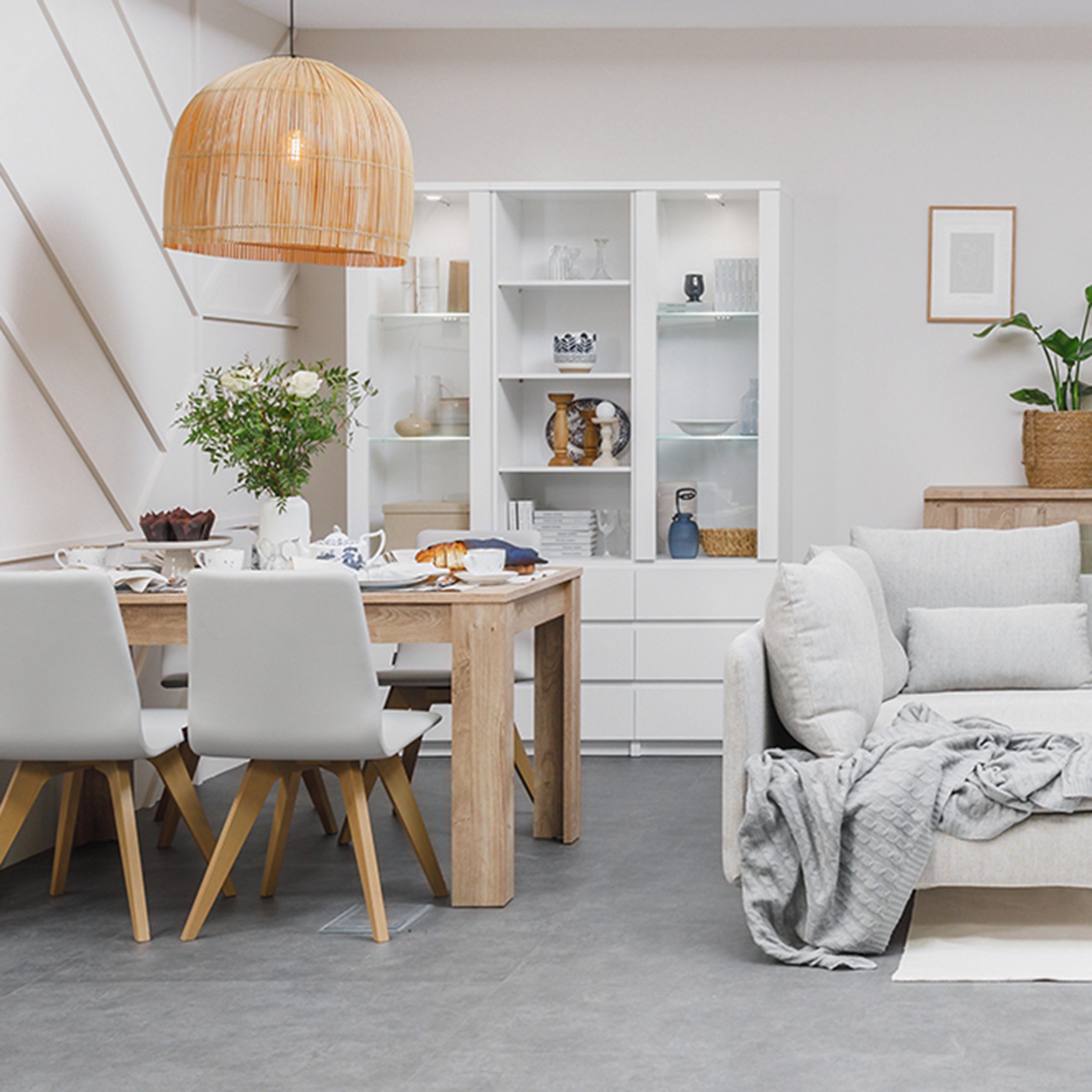 Fribo Extending Dining Table 140-180cm in Oak - Image 2