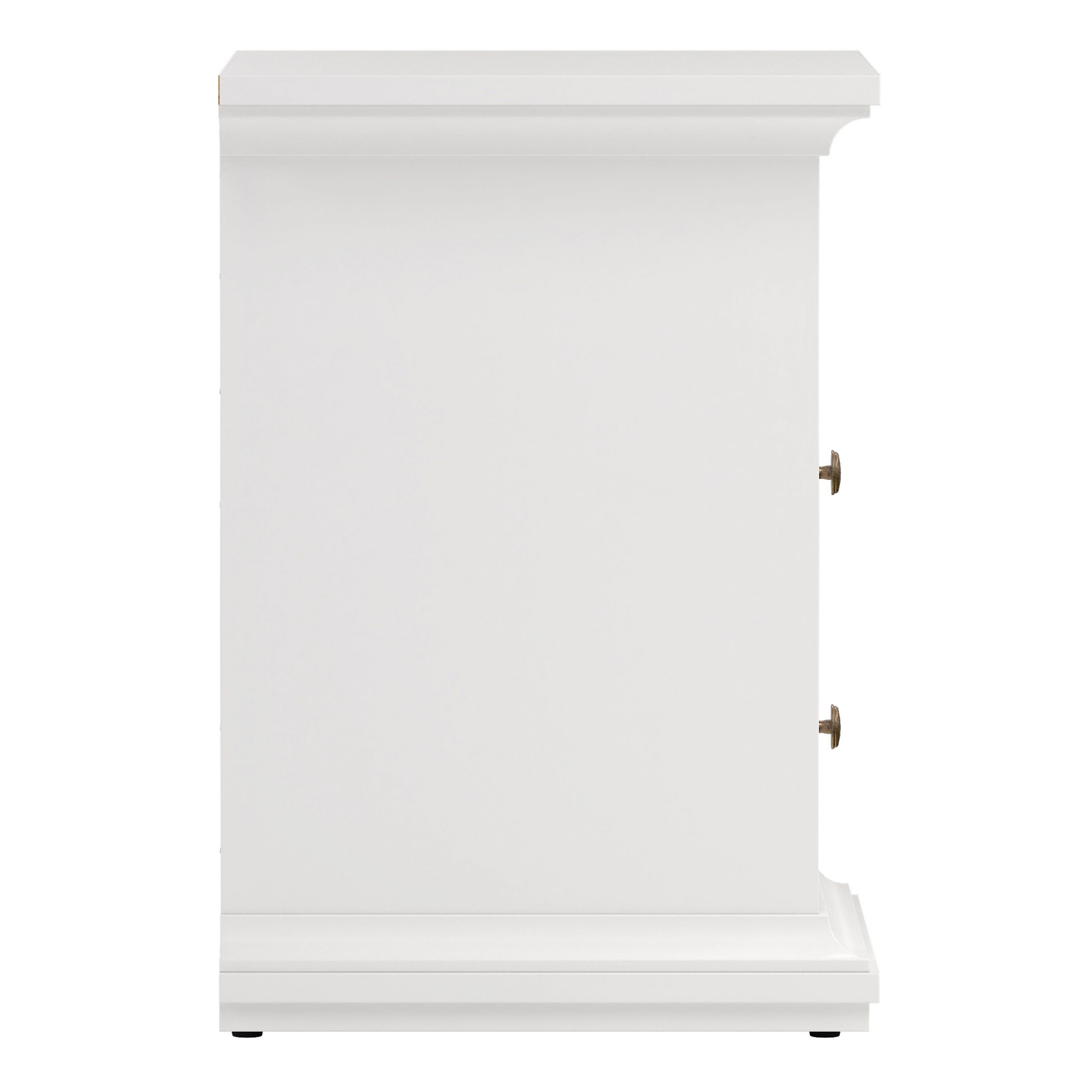 Paris Bedside 2 Drawers in White - Image 2