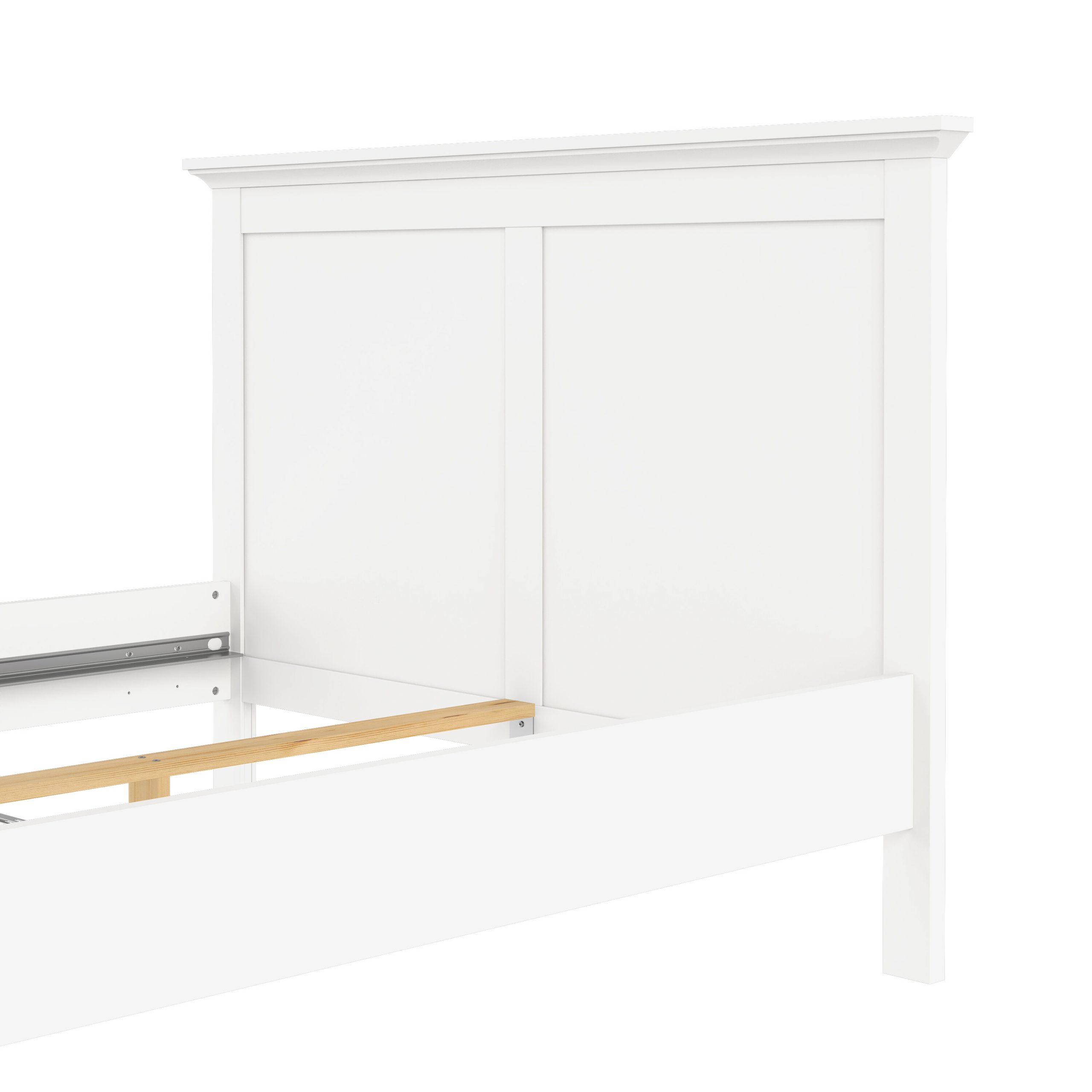 Paris Double Bed (140 x 200) in White - Image 11