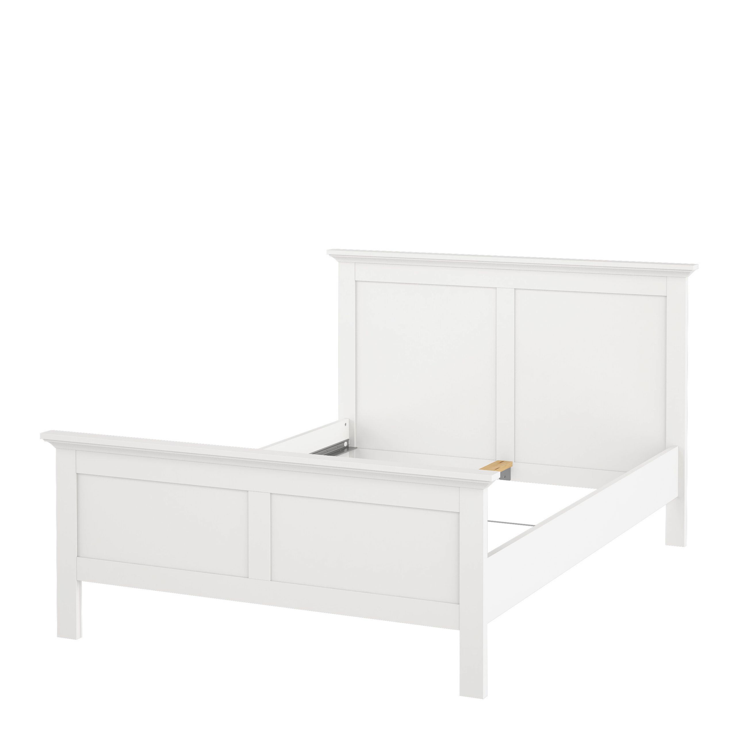Paris Double Bed (140 x 200) in White - Image 2