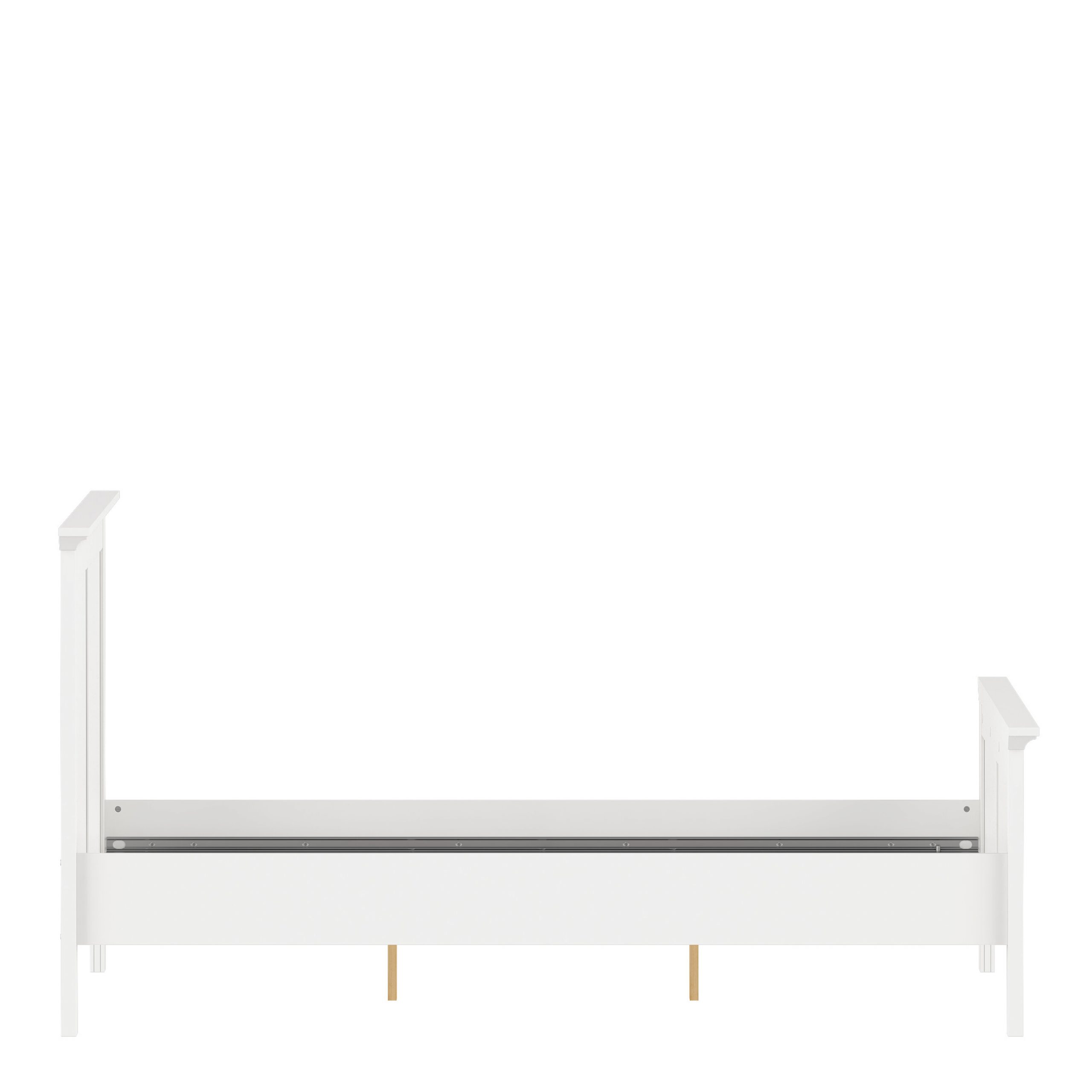 Paris Double Bed (140 x 200) in White - Image 3