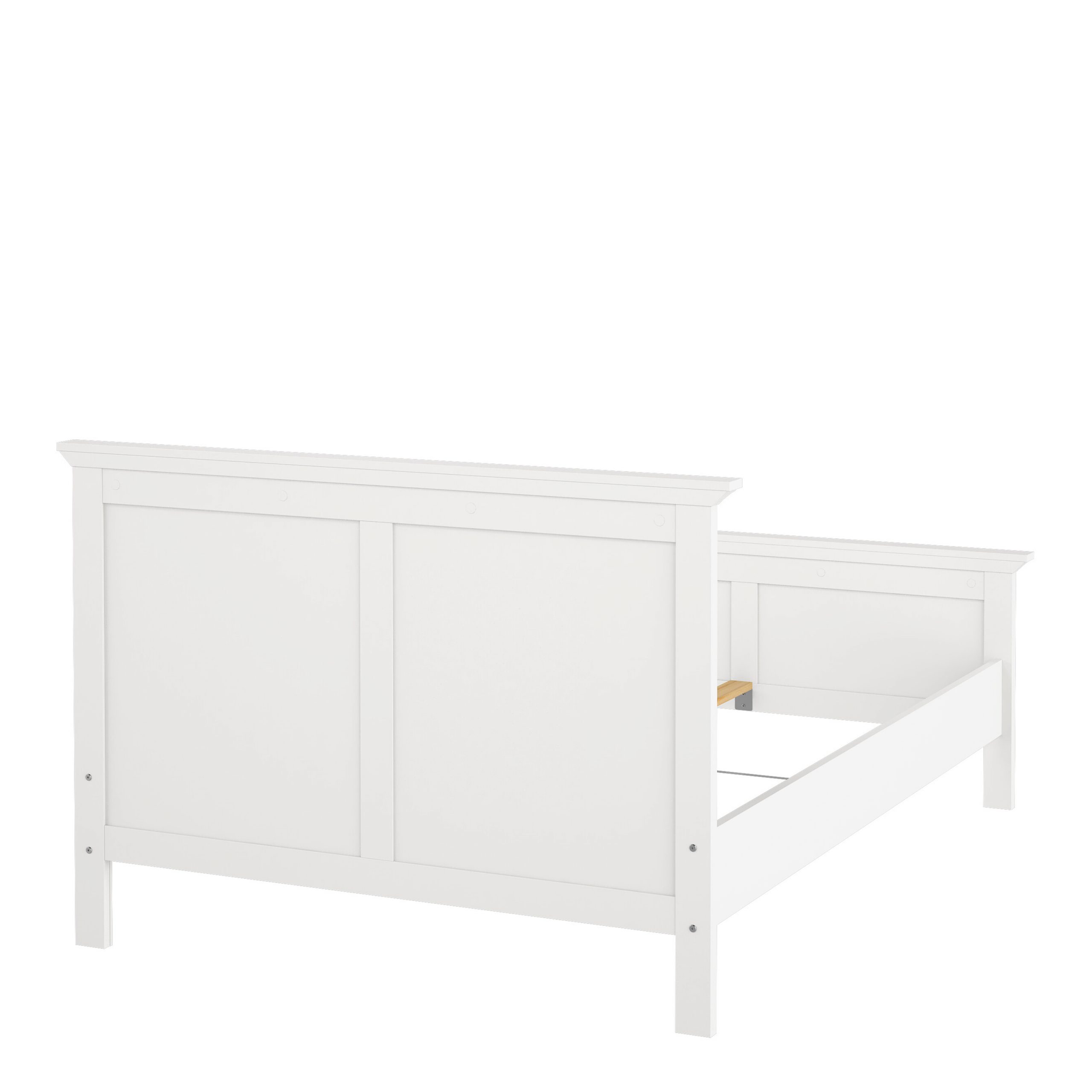 Paris Double Bed (140 x 200) in White - Image 4