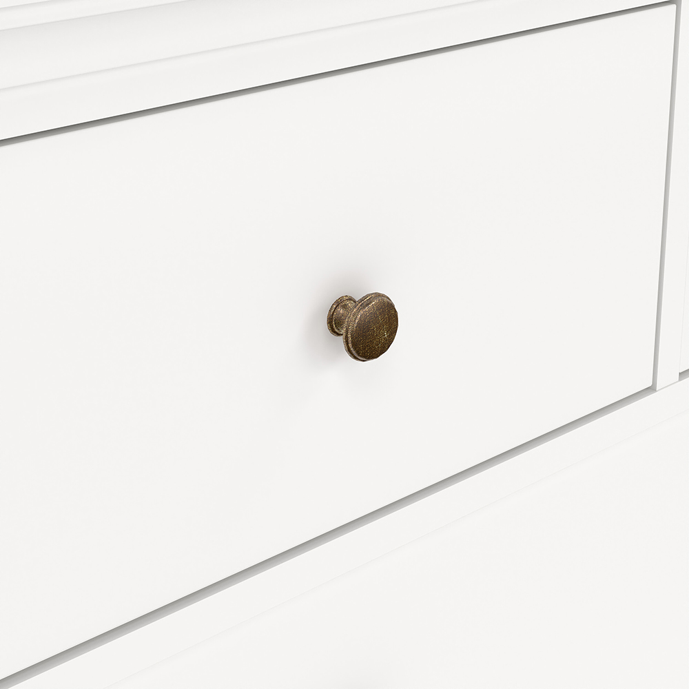 Paris Chest of 4 Drawers in White - Image 9
