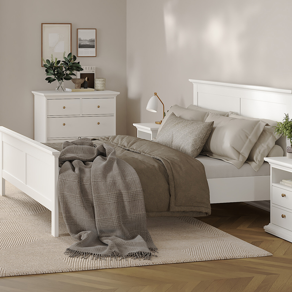 Paris Chest of 4 Drawers in White - Image 5