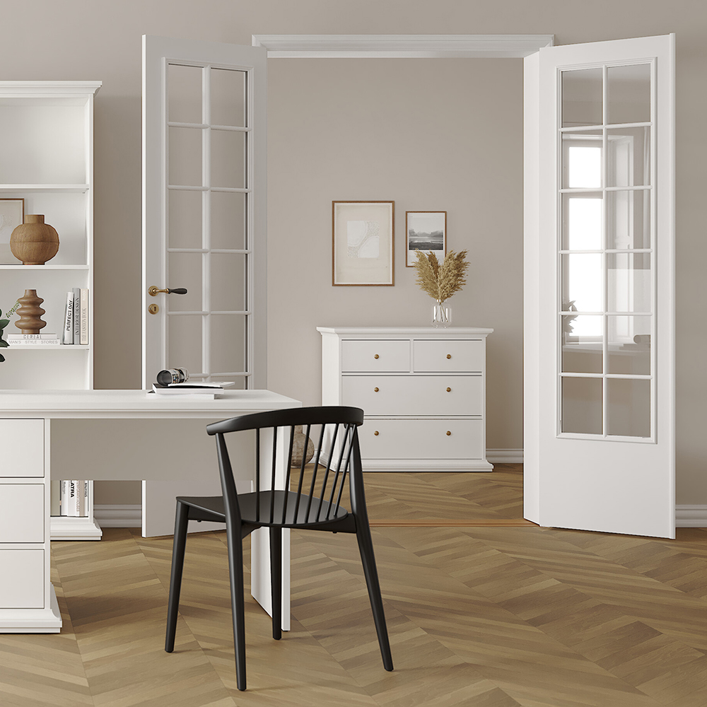 Paris Chest of 4 Drawers in White - Image 6