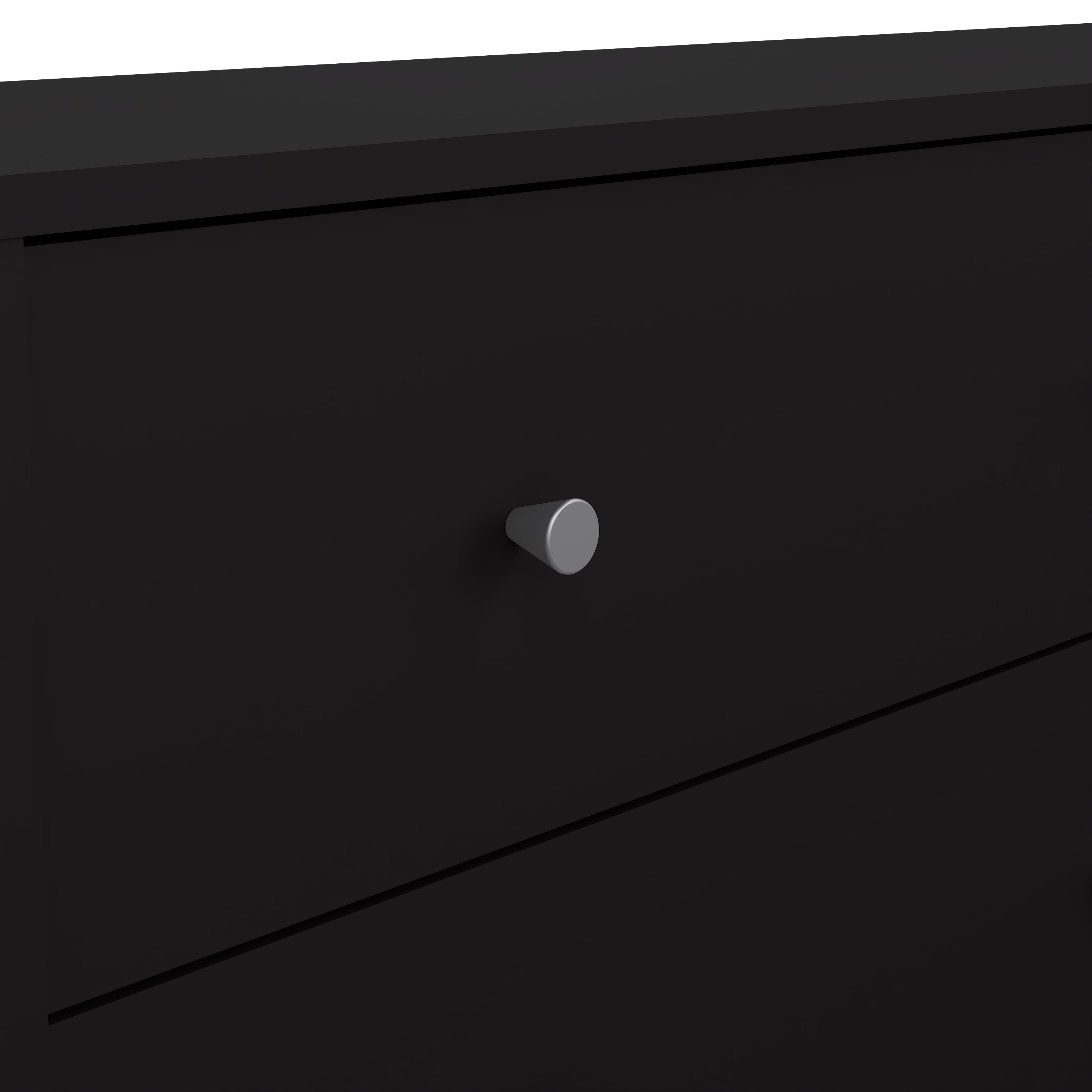 May Chest of 6 Drawers (3+3) in Black - Image 7