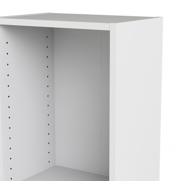 Basic Tall Narrow Bookcase (4 Shelves) in White - Image 4