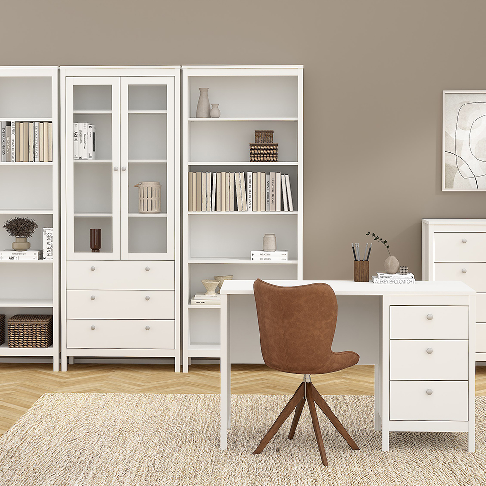 Madrid Bookcase in White - Image 3