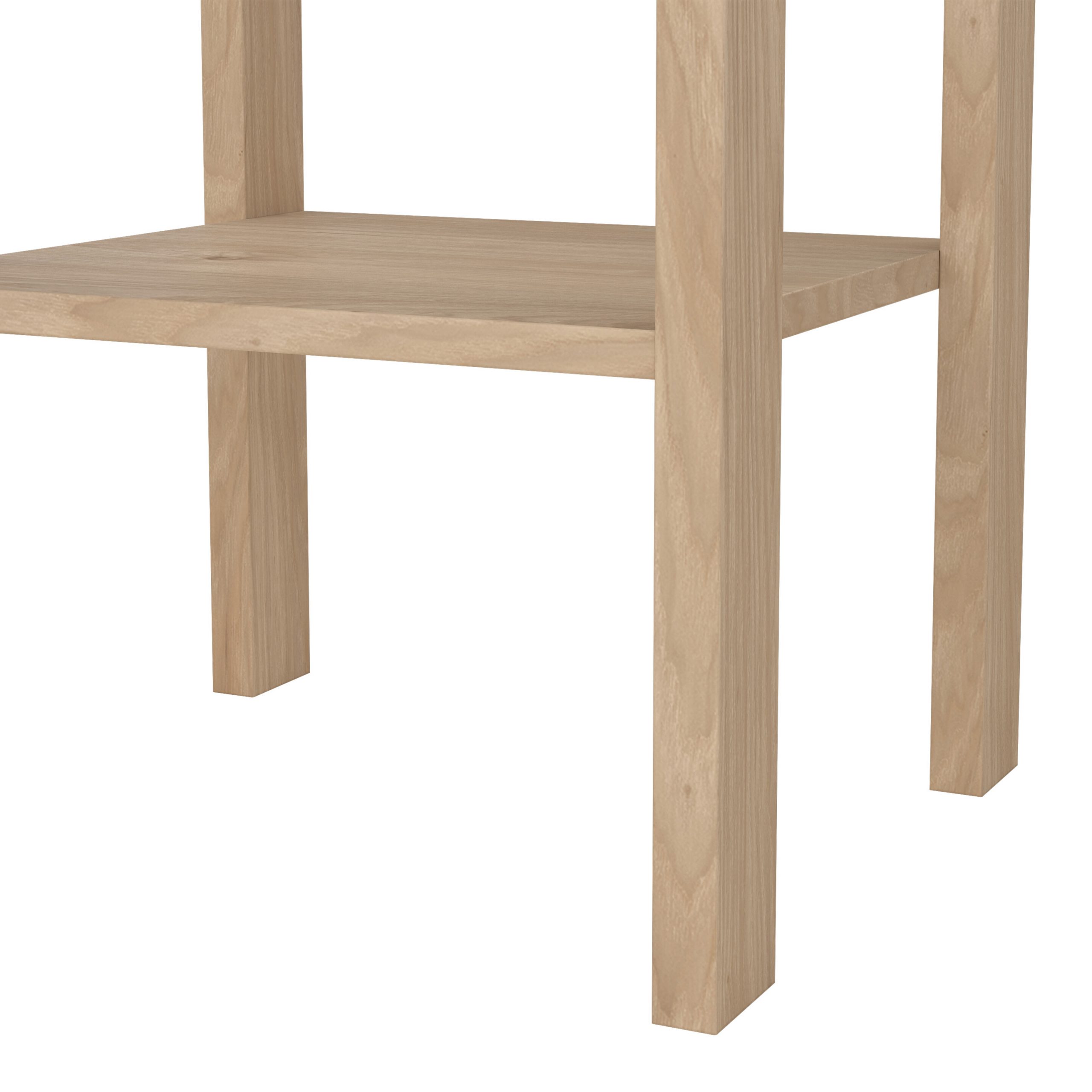 Madrid Bedside Table with 1 Drawers in Jackson Hickory Oak - Image 7