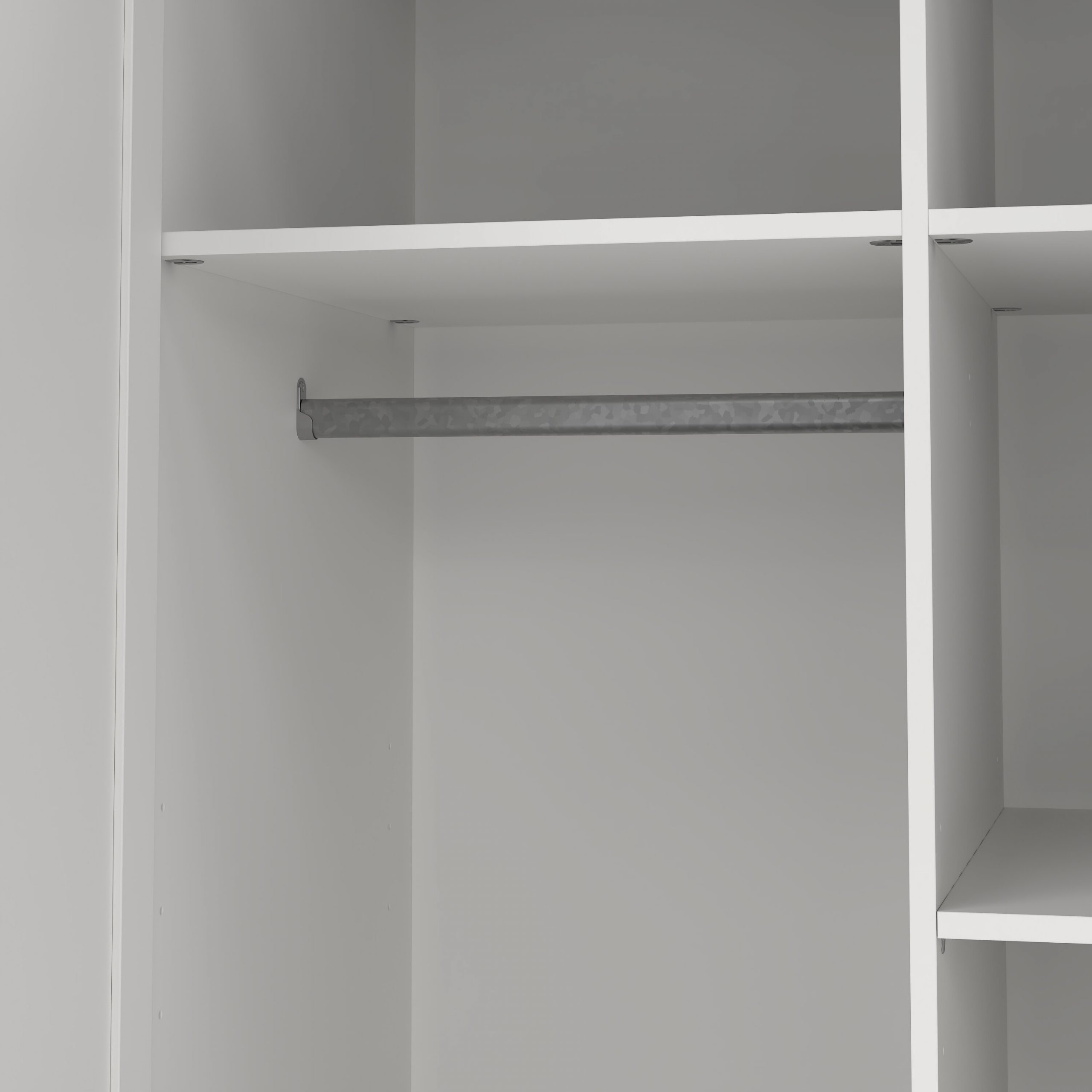 Brande Wardrobe with 2 Frame Doors in White - Image 8
