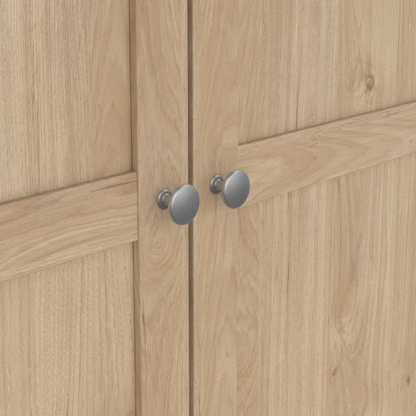 Brande Wardrobe with 2 Frame Doors in Jackson Hickory - Image 9