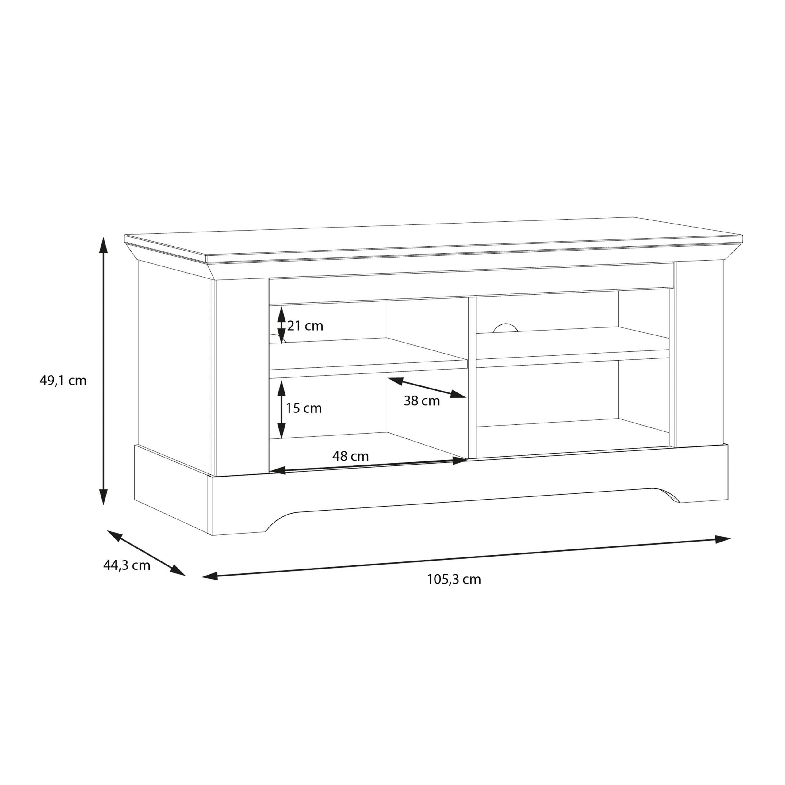 Illopa Storage Bench in Oak Nelson/Snowy Oak - Image 6