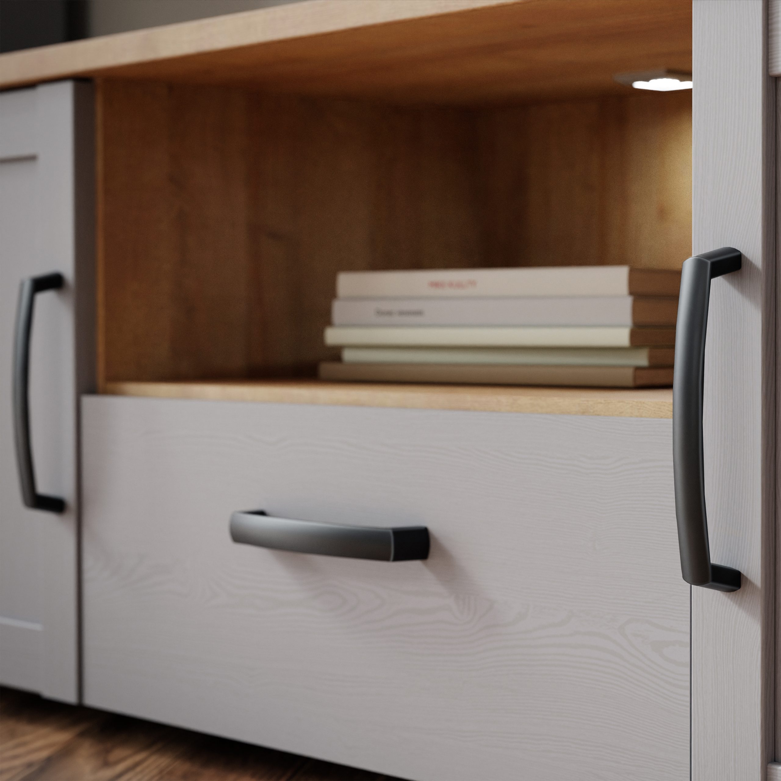 Bohol TV Unit Inc. LED Light in Riviera Oak/Grey Oak - Image 5