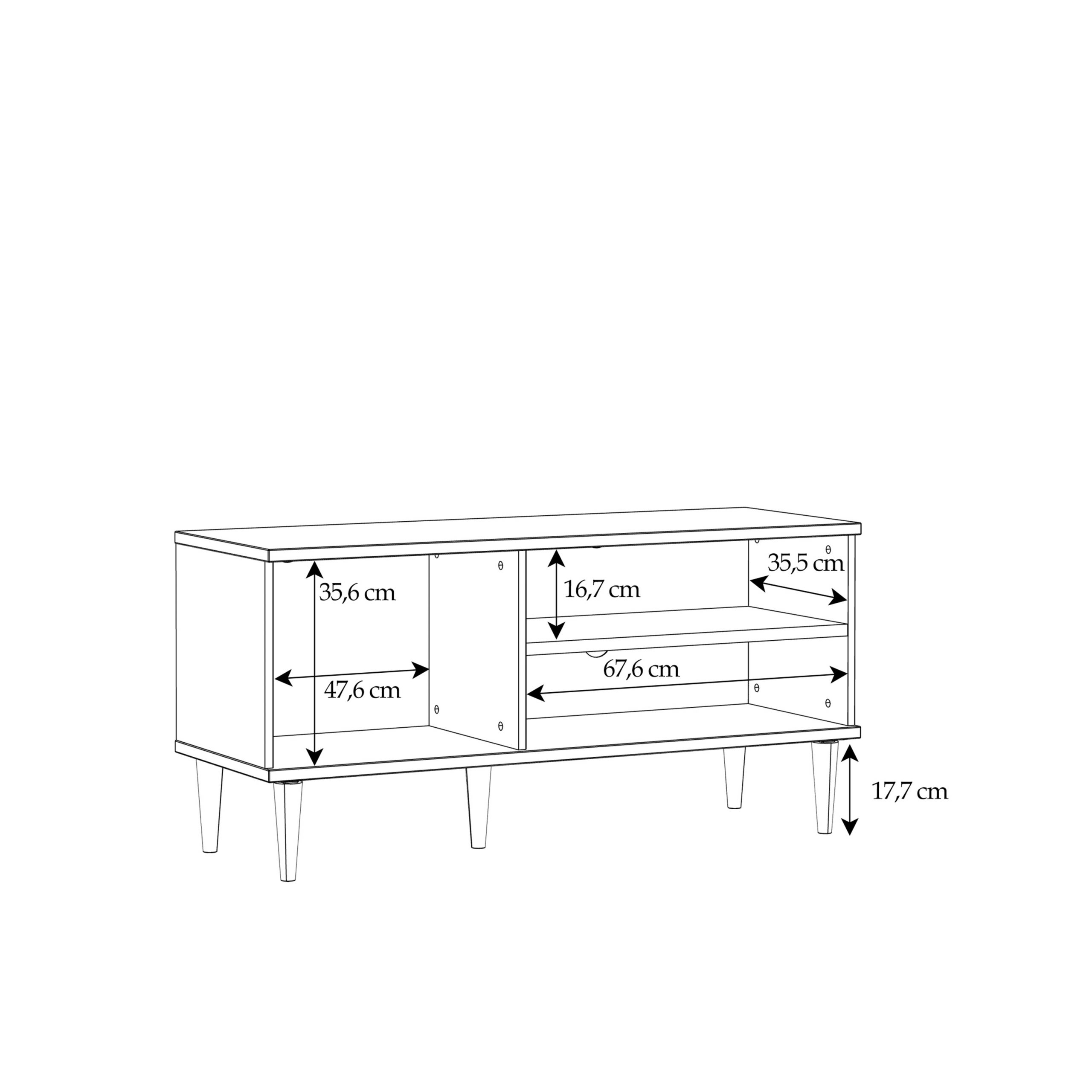 Calasetta TV Unit in Rattan - Image 10