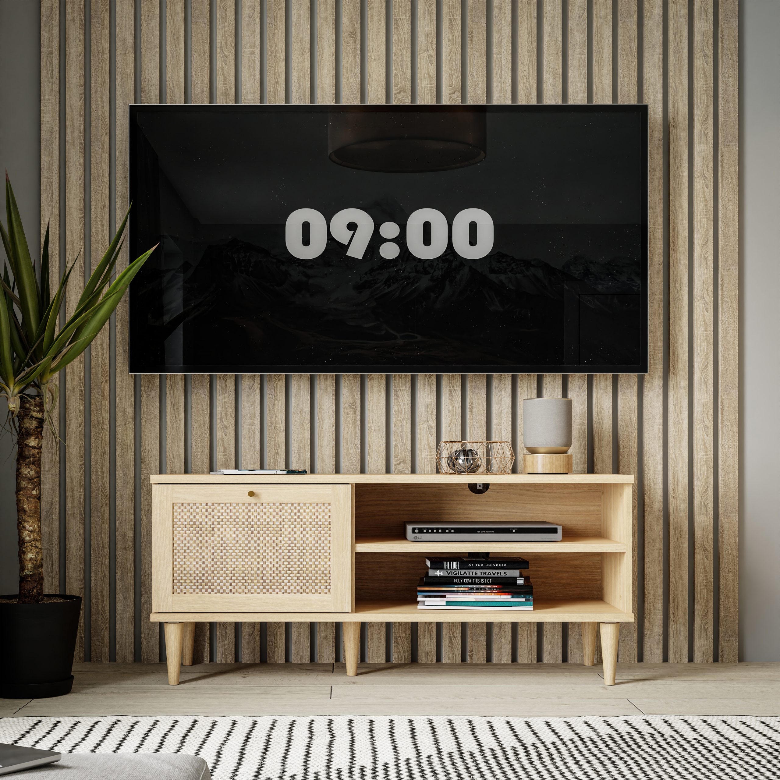 Calasetta TV Unit in Rattan - Image 6