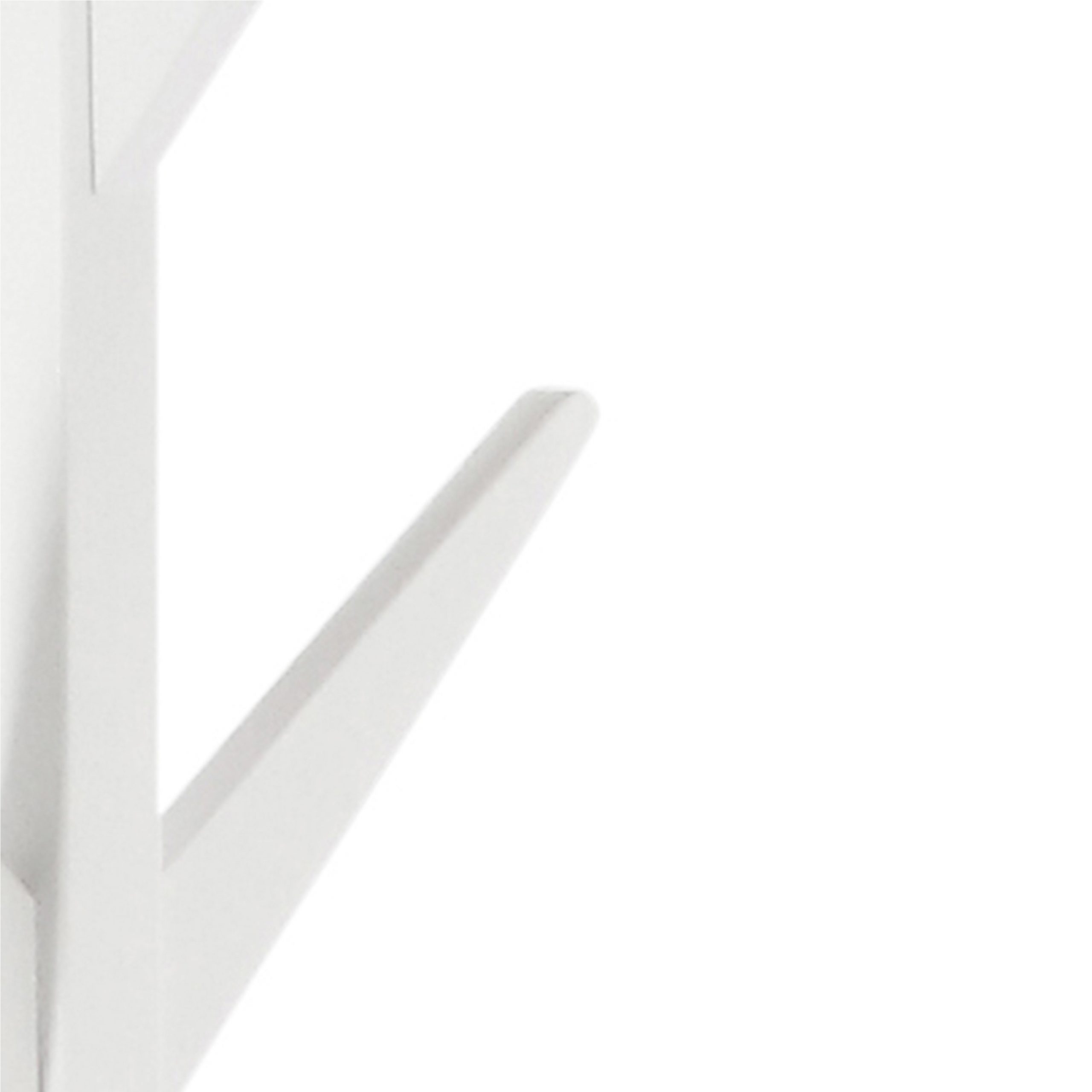 Ascot Coat Hanger in White - Image 3
