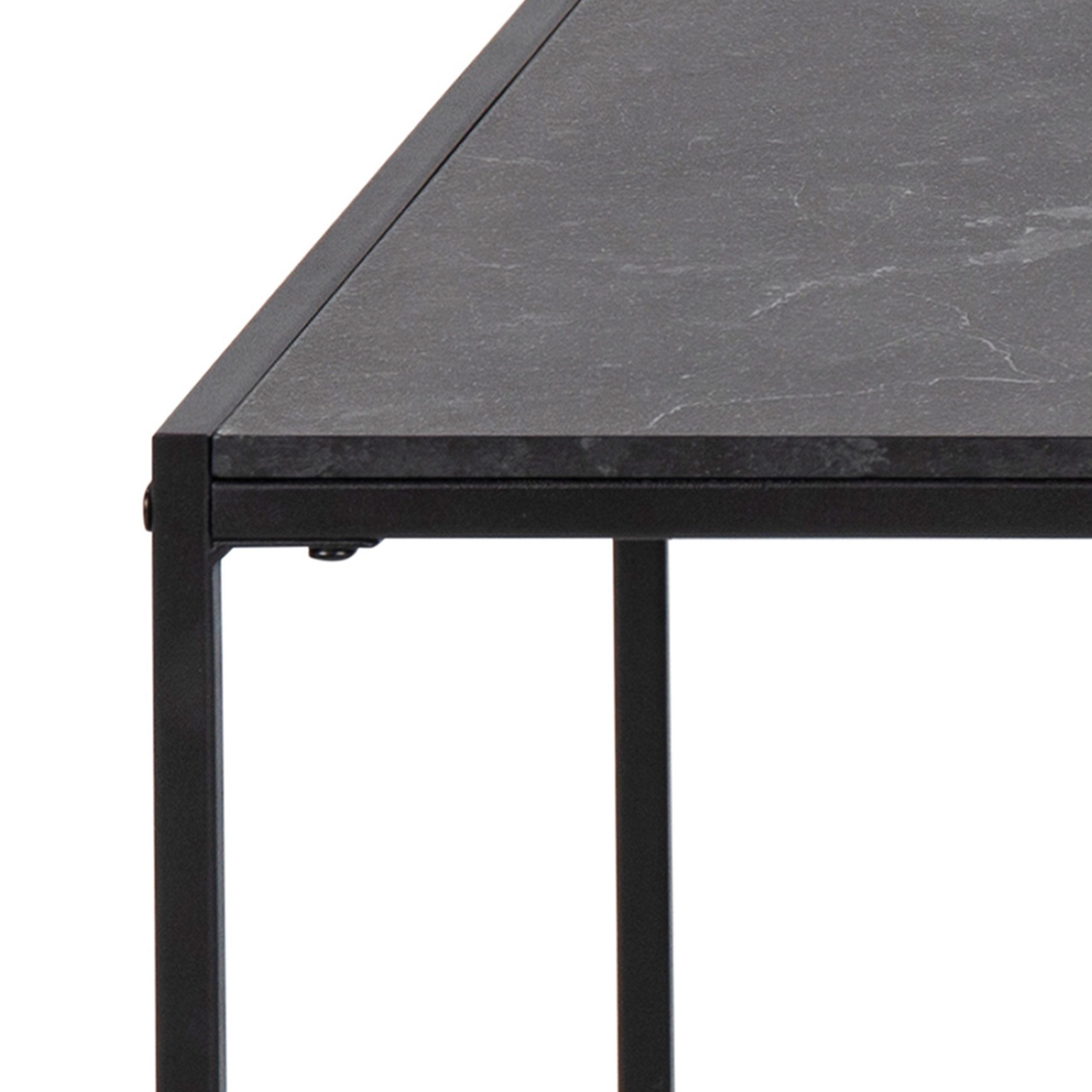 Infinity Coffee Table in Matt Black - Image 3