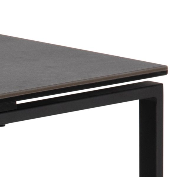 Katrine Ceramic Nest of Tables in Black Set of 3 - Image 2