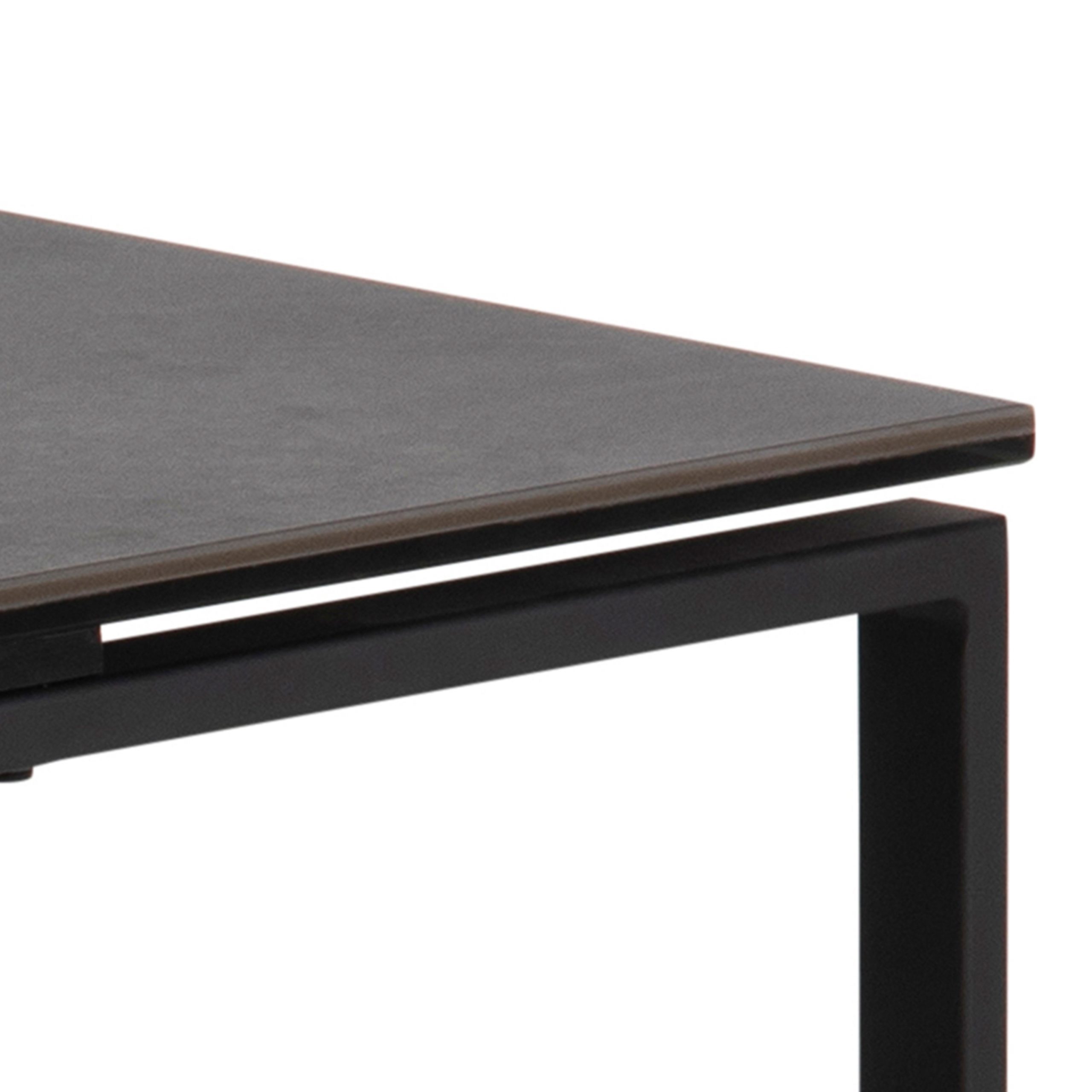 Katrine Ceramic Nest of Tables in Black Set of 3 - Image 2