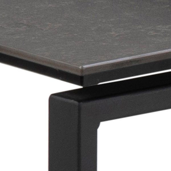 Katrine Ceramic Nest of Tables in Black Set of 3 - Image 3