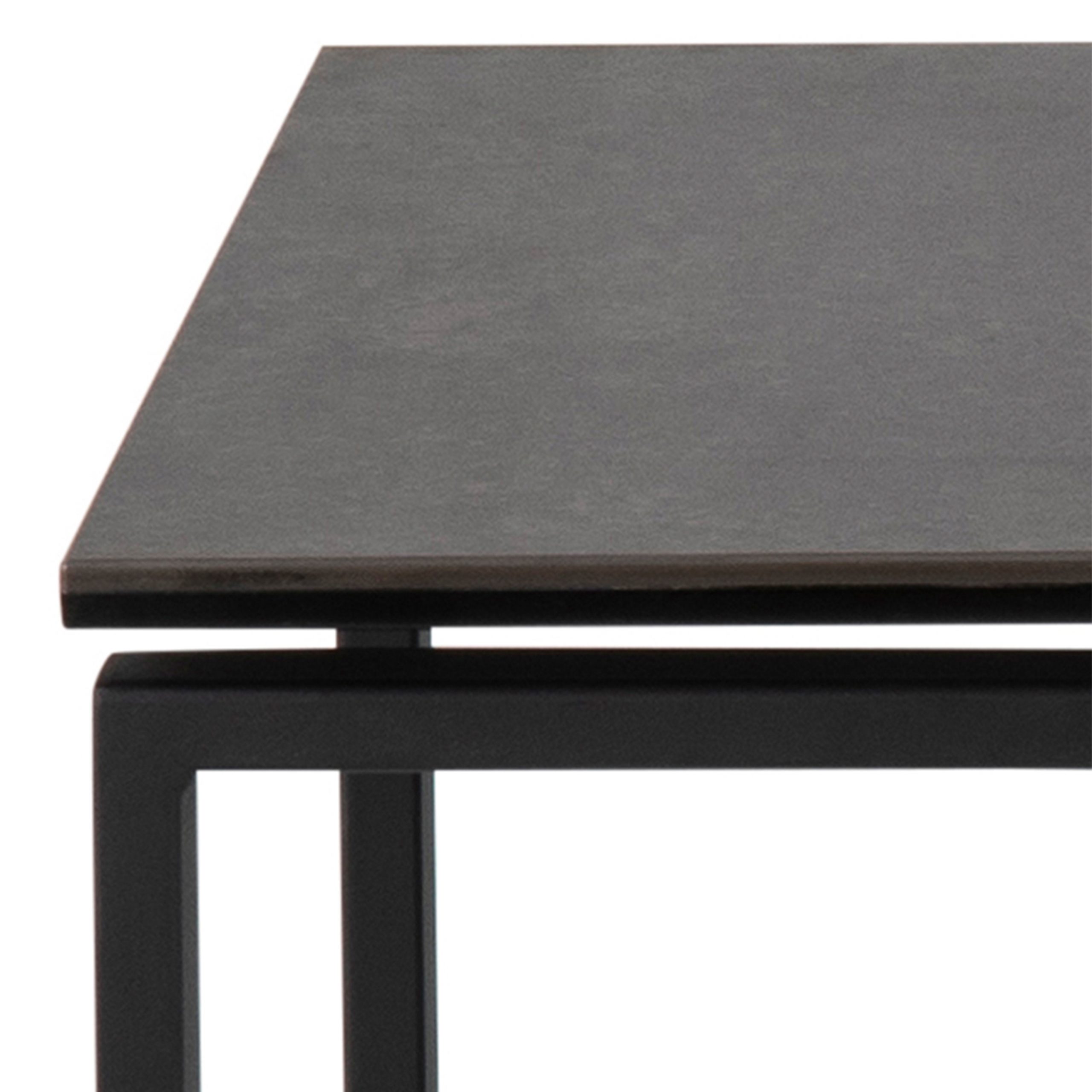 Katrine Ceramic Nest of Tables in Black Set of 3 - Image 4