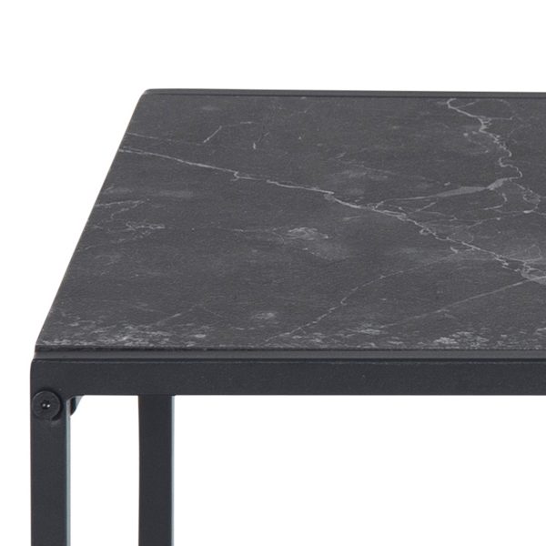 Infinity Nest of Tables in Black Matt Set of 2 - Image 5