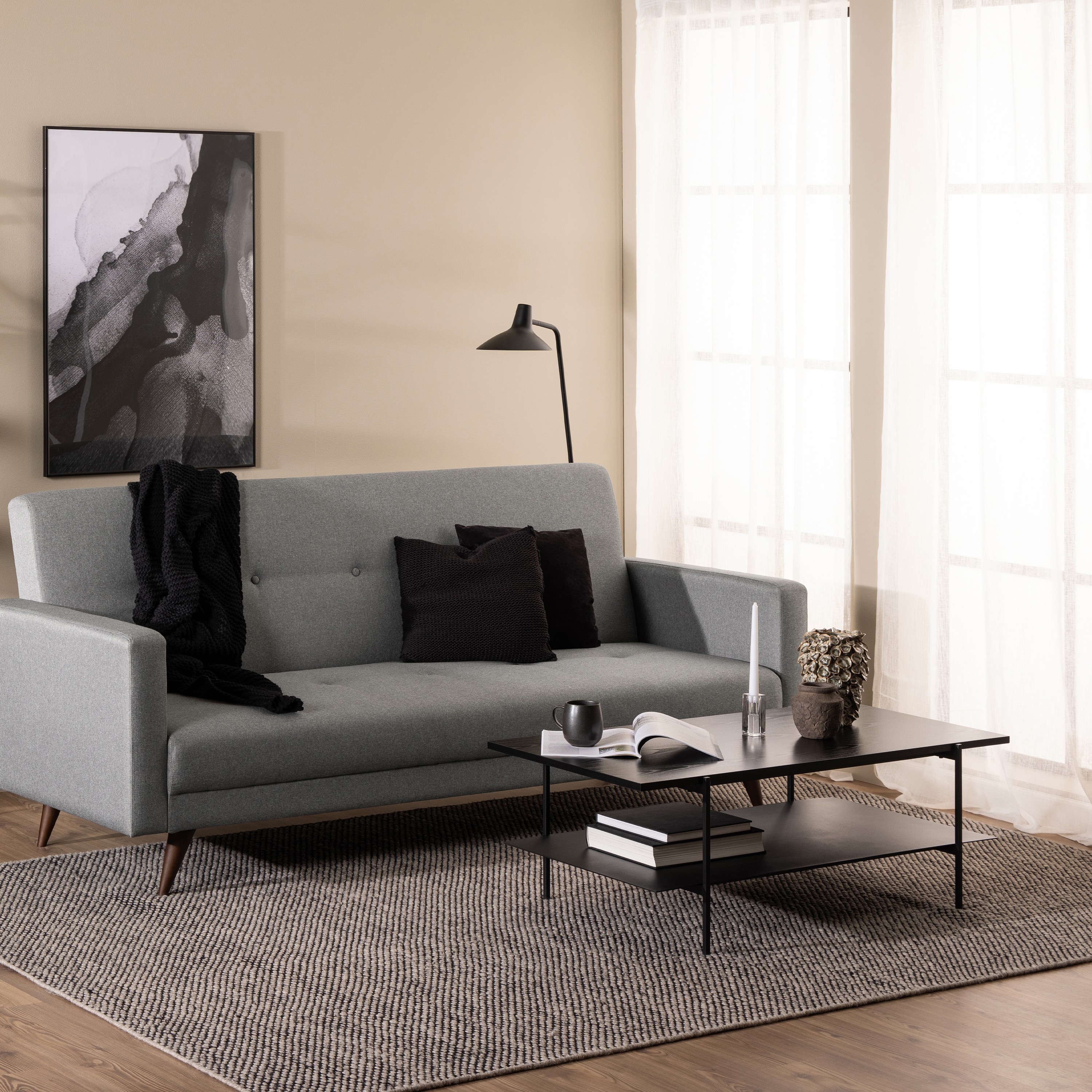 Angus Coffee Table in Black - Image 2