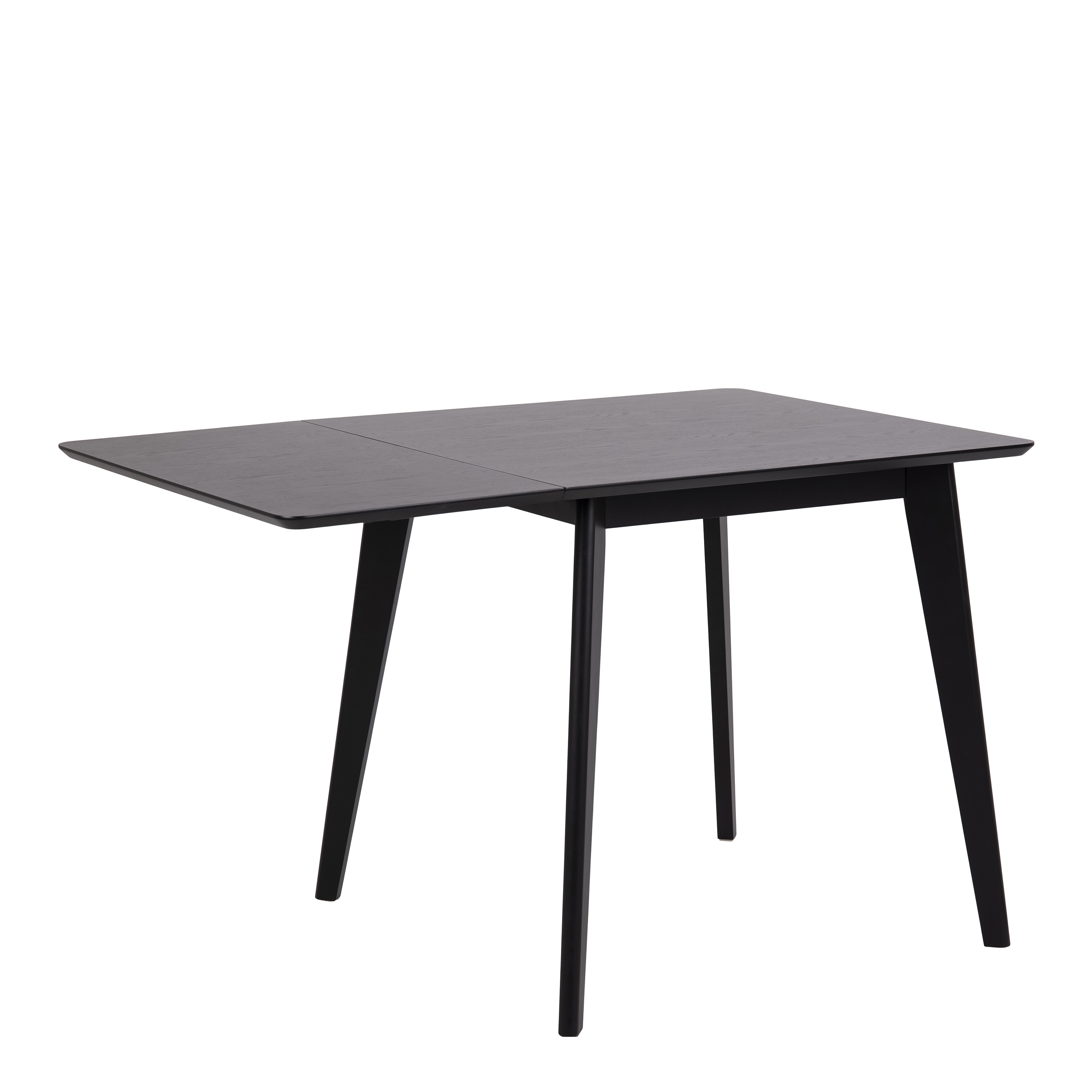 Roxby Extending Dining Table 80-120cm in Black - Image 2