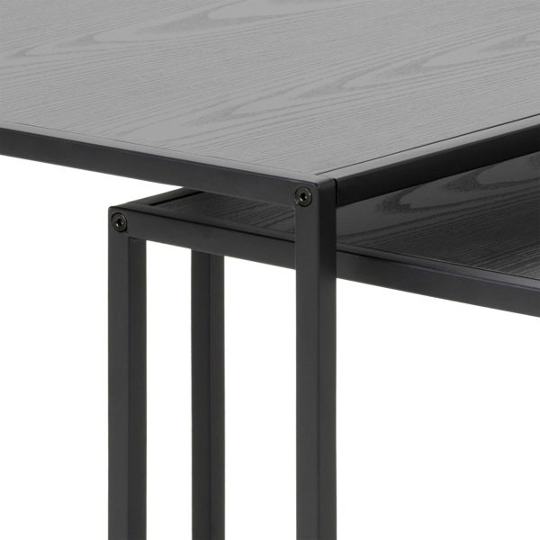 Seaford Nest of Tables in Ash Black - Image 4