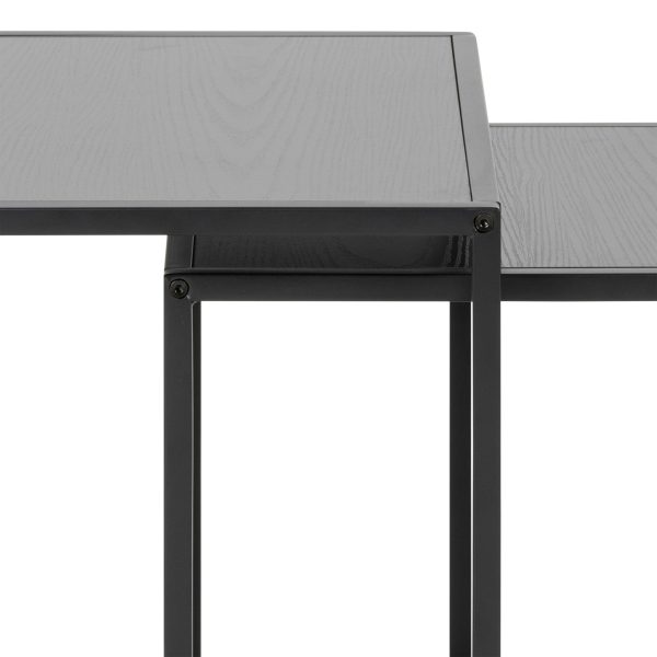 Seaford Nest of Tables in Ash Black - Image 5