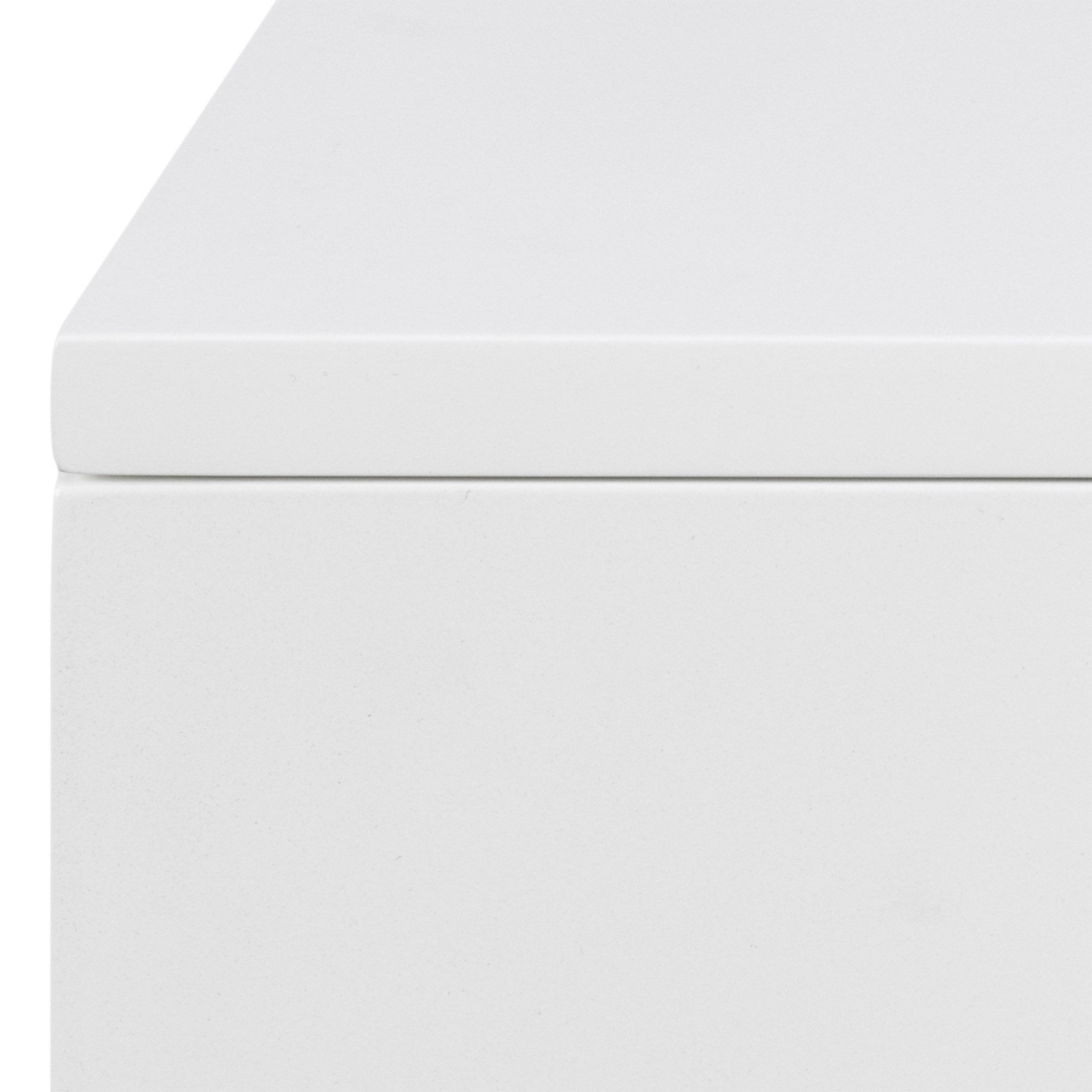 Avignon Bedside Table with 2 Drawers in White - Image 5