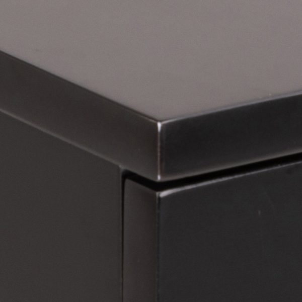 Ashlan Bedside Table in Black - Image 8