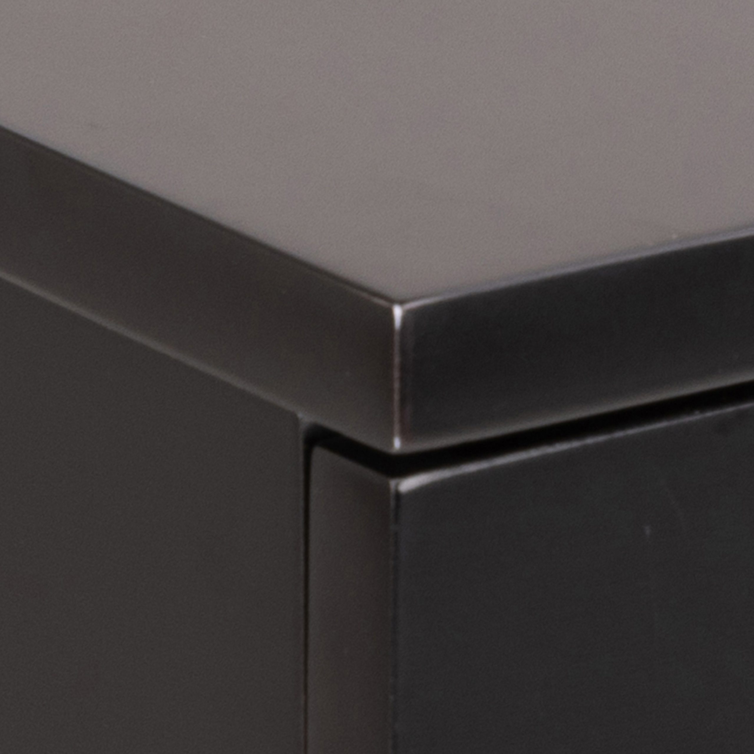 Ashlan Bedside Table in Black - Image 8