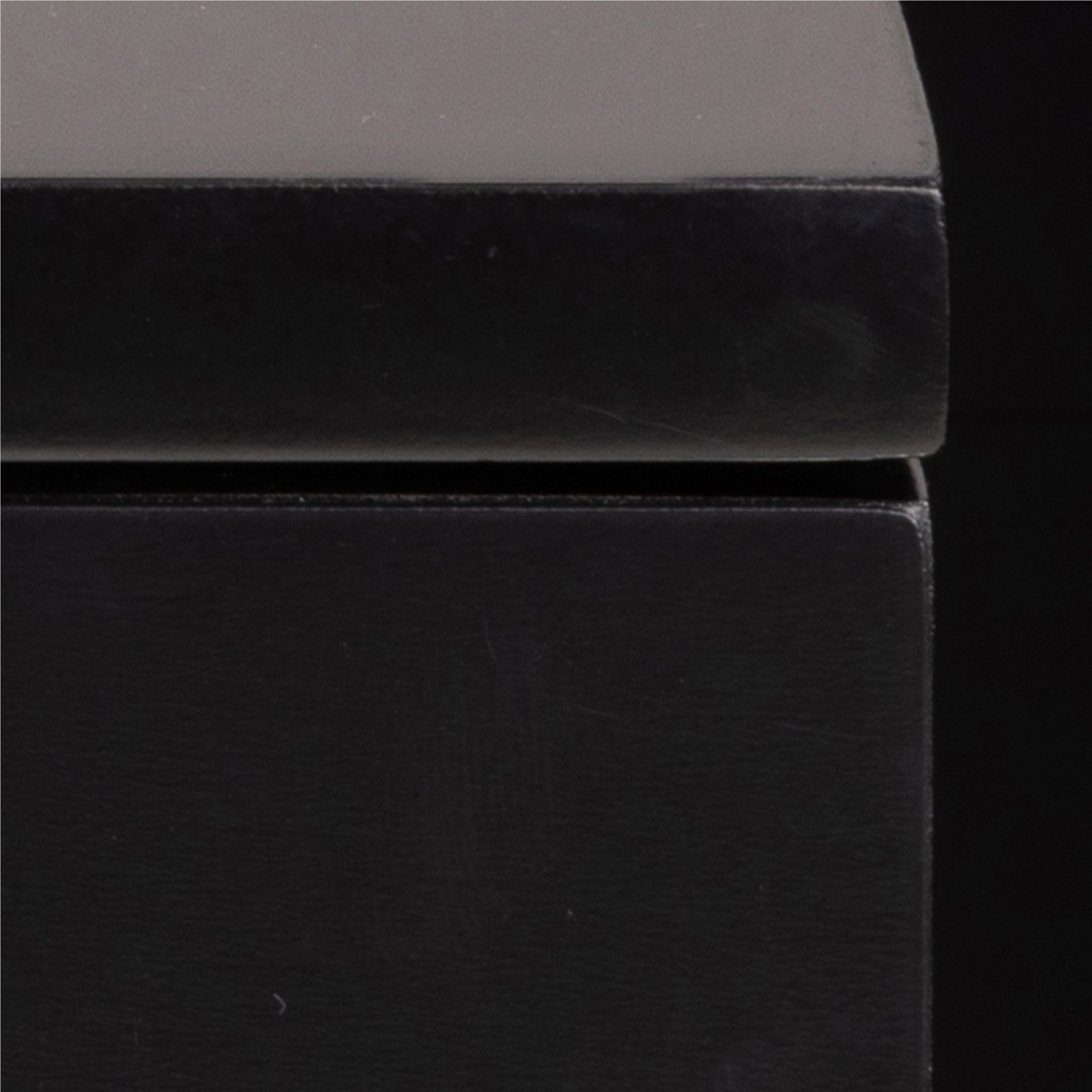 Ashlan Bedside Table in Black - Image 9