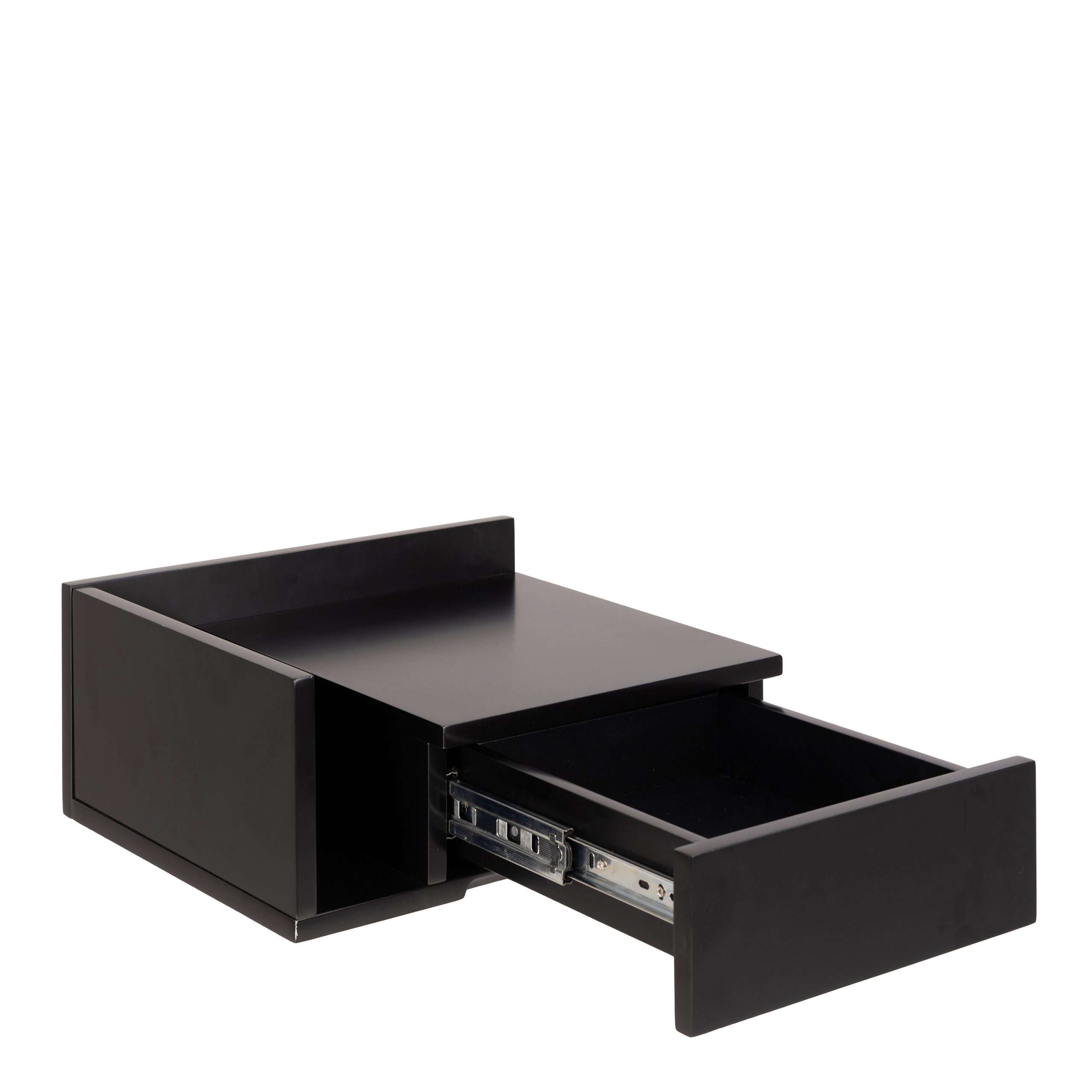 Ashlan Bedside Table in Black - Image 6
