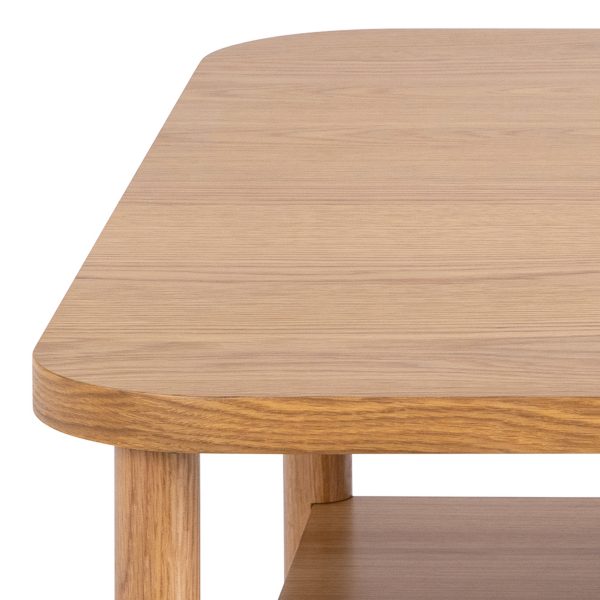 Banbury Square Coffee Table in Oak - Image 4
