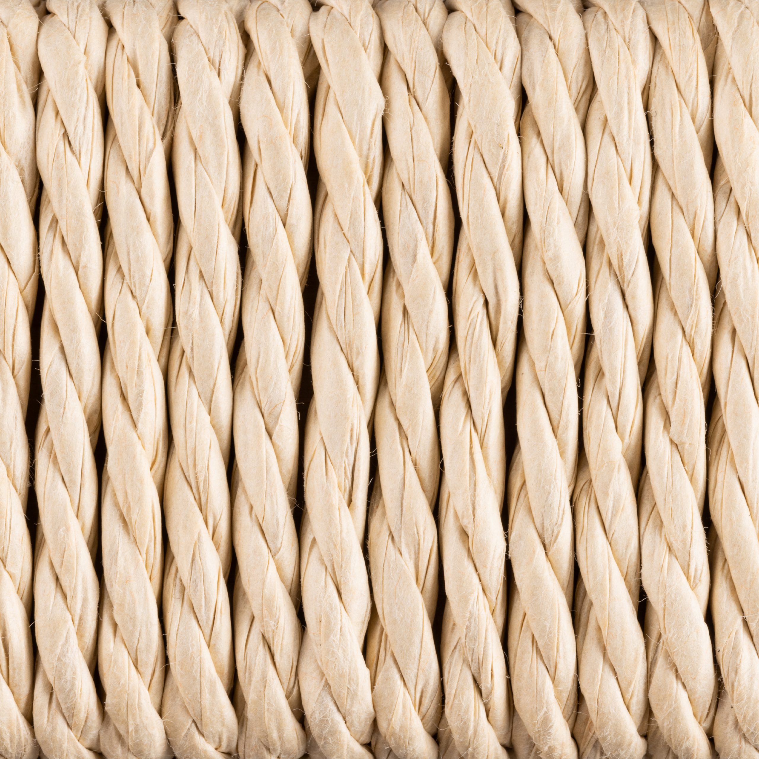 Alvin Weaved Stool in Off White - Image 2