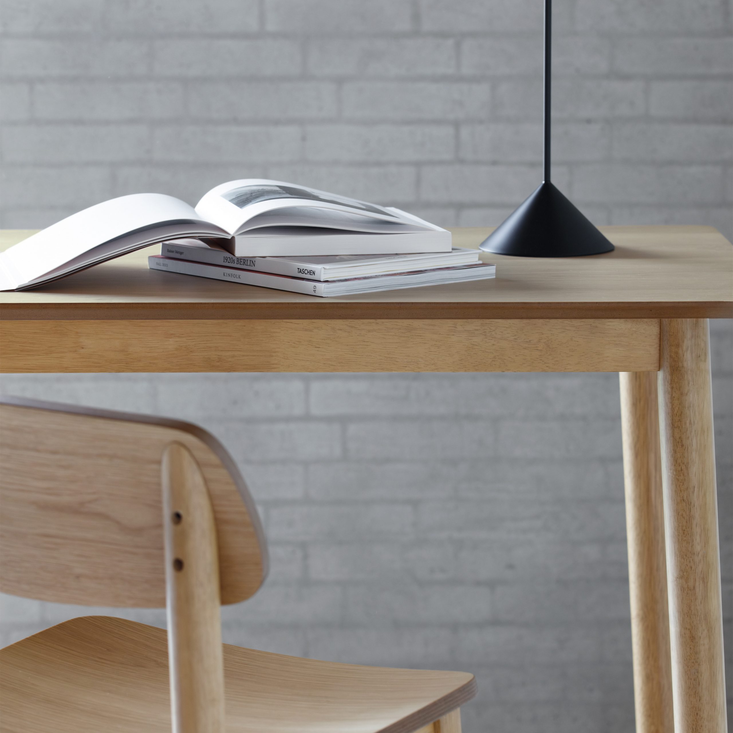 Barlow Rectangular Dining Table in Matt Oak - Image 2