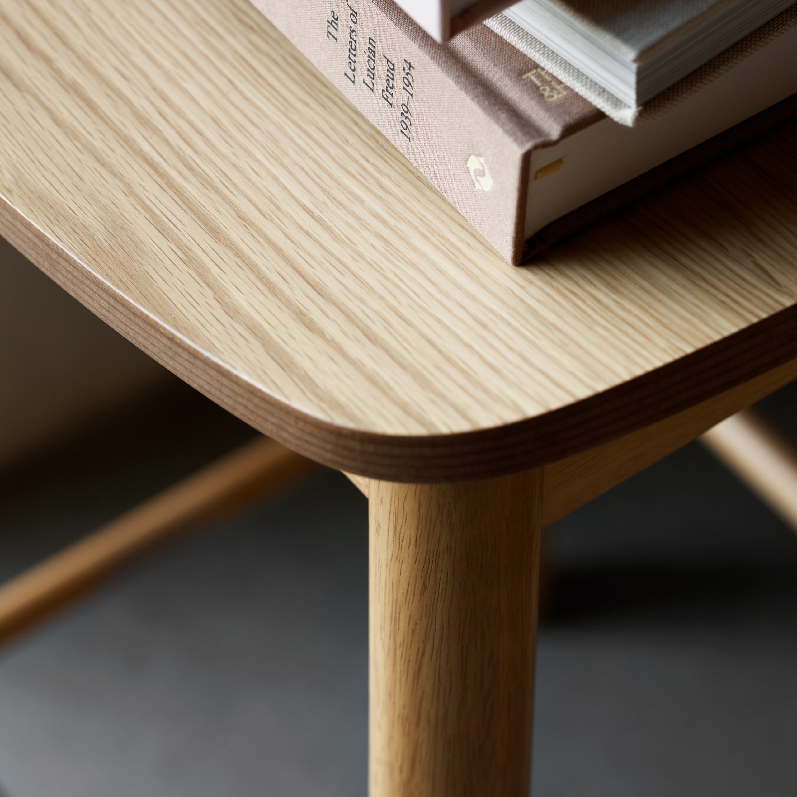 Barlow Bar Stool Without Back in Matt Oak Set of 2 - Image 4