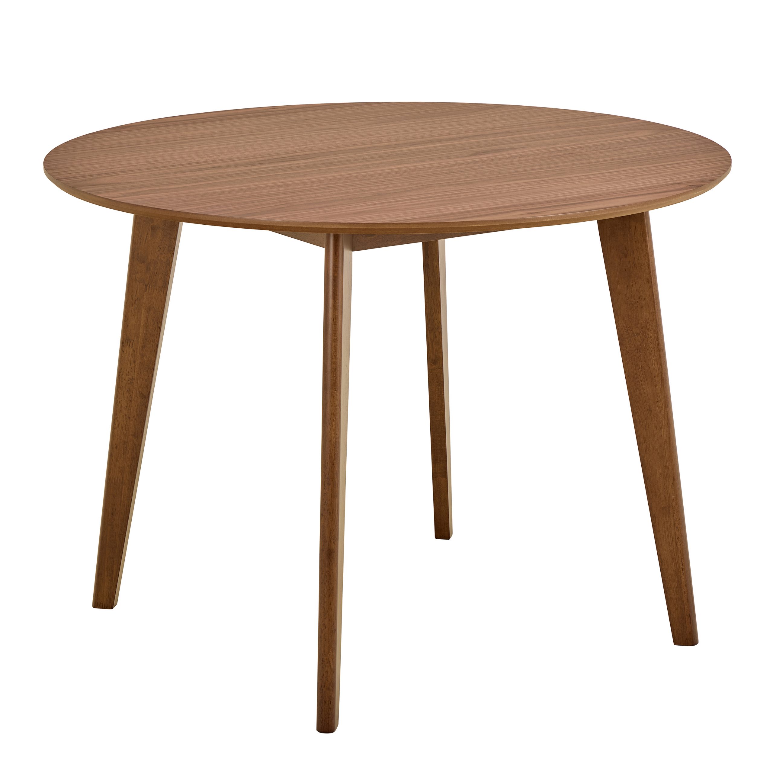 Roxby Round Dining Table in Walnut 105x76cm