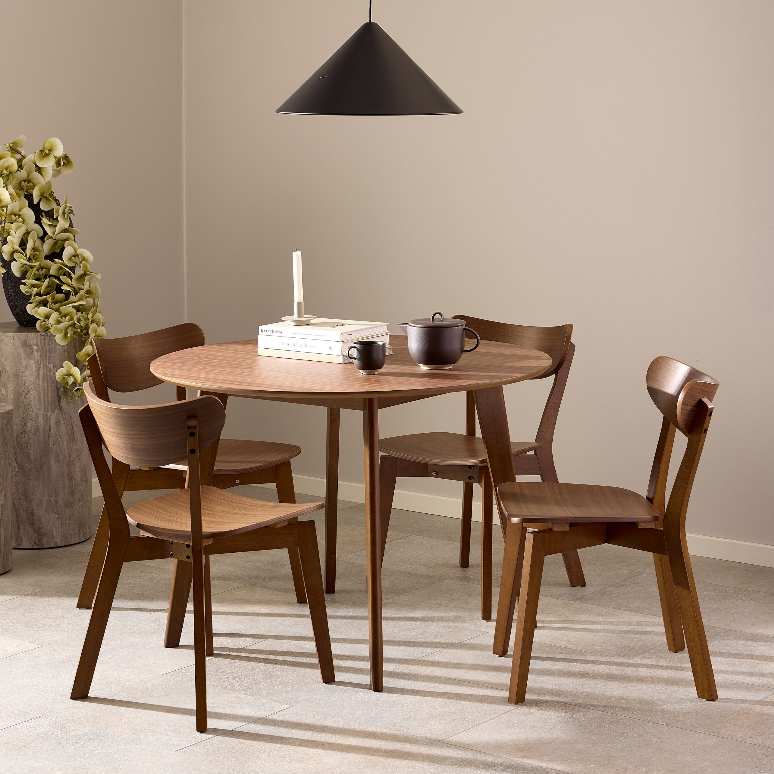 Roxby Dining Chairs in Walnut Set of 2 - Image 2